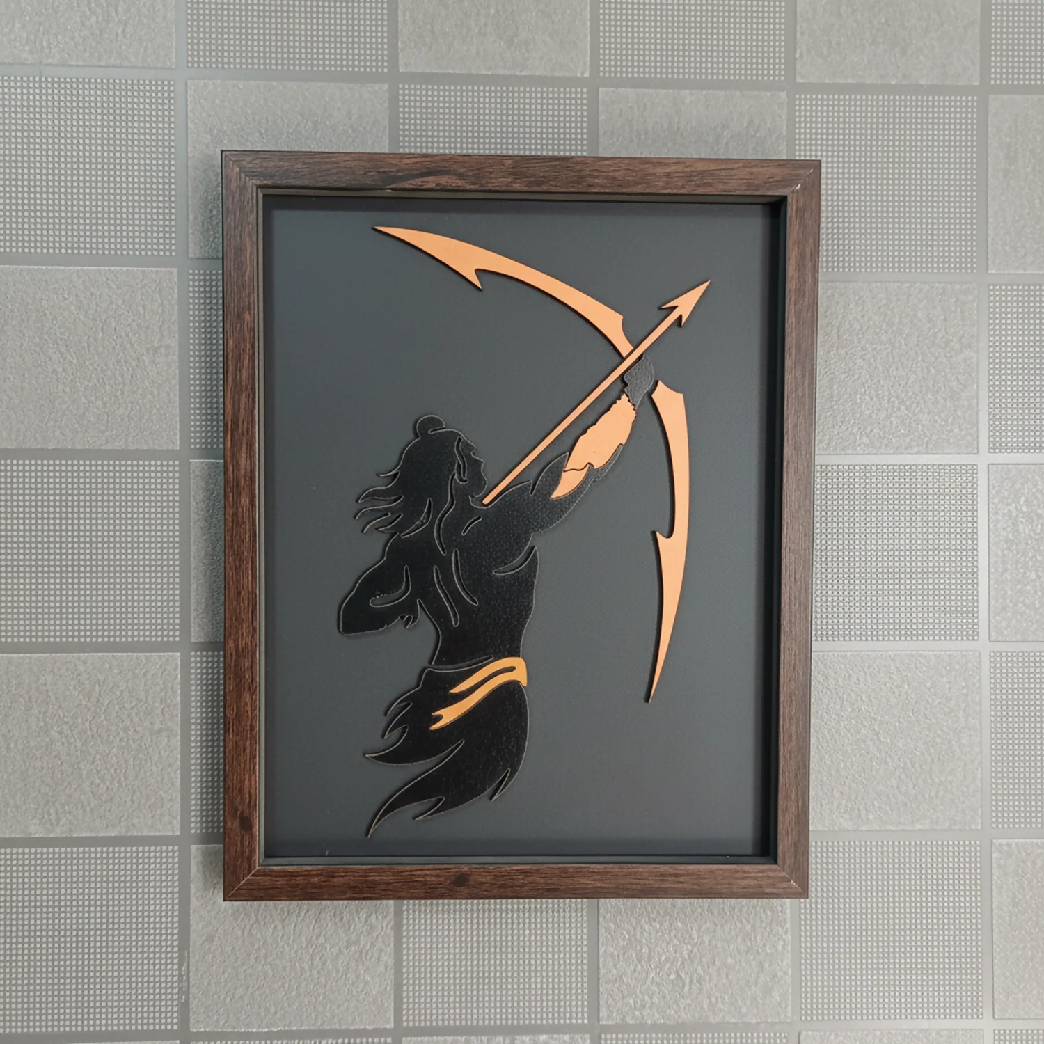 Lord Ram Wall Art Frame| Premium Minimalist Spiritual Wall Art for Living Room, Office & Meditation Space - Image 7
