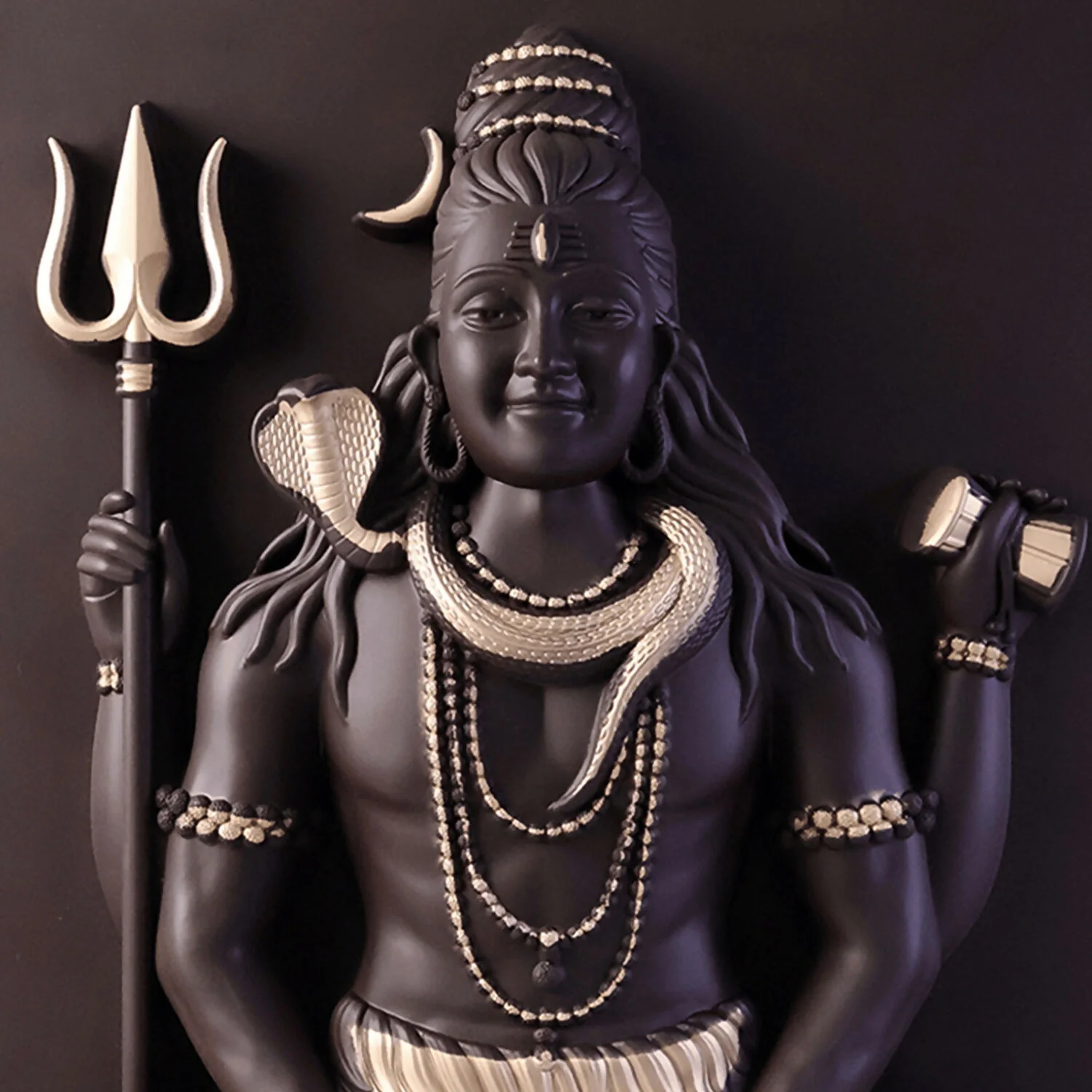 Lord Shiva Meditating 3D Wall Art Frame Divine Mahadev Spiritual Home Decor - Image 3