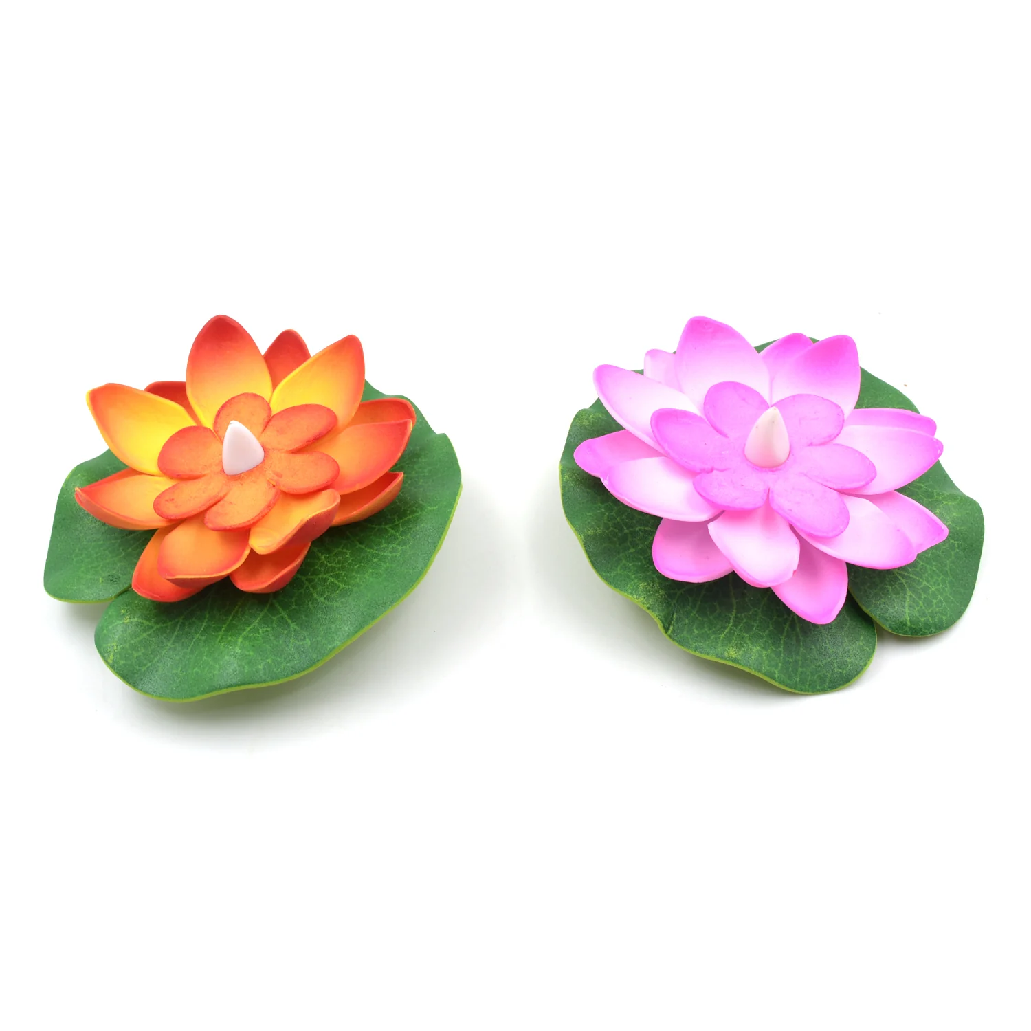Smokeless LED Lotus Candles, Diwali (2 Pc): Indoor/Outdoor Décor - Image 4
