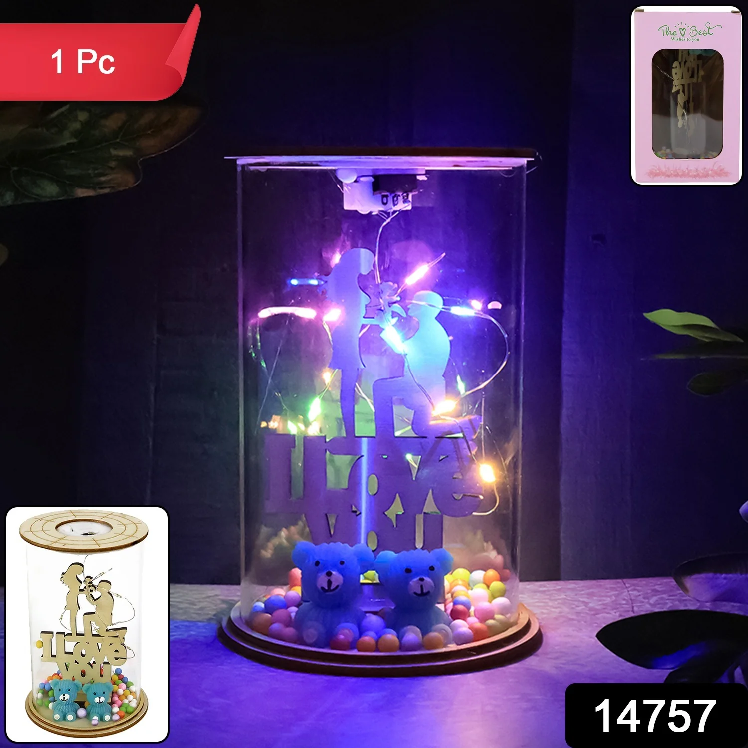 Love You LED Decorative Light Showpiece (1 Pc) - Image 2