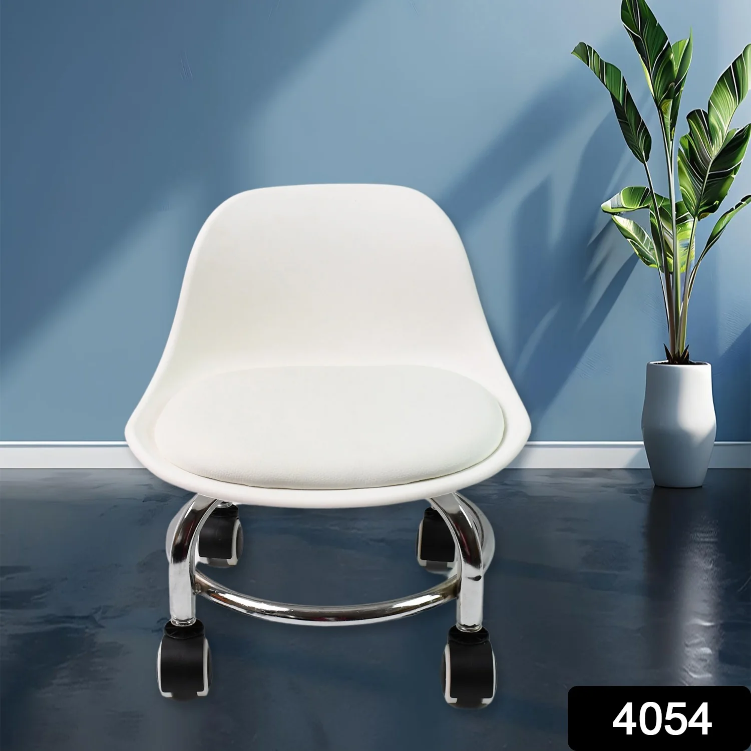 Heavy Duty Round Rolling Stool with Wheels Pedicure Stool (1 pc) - Image 2