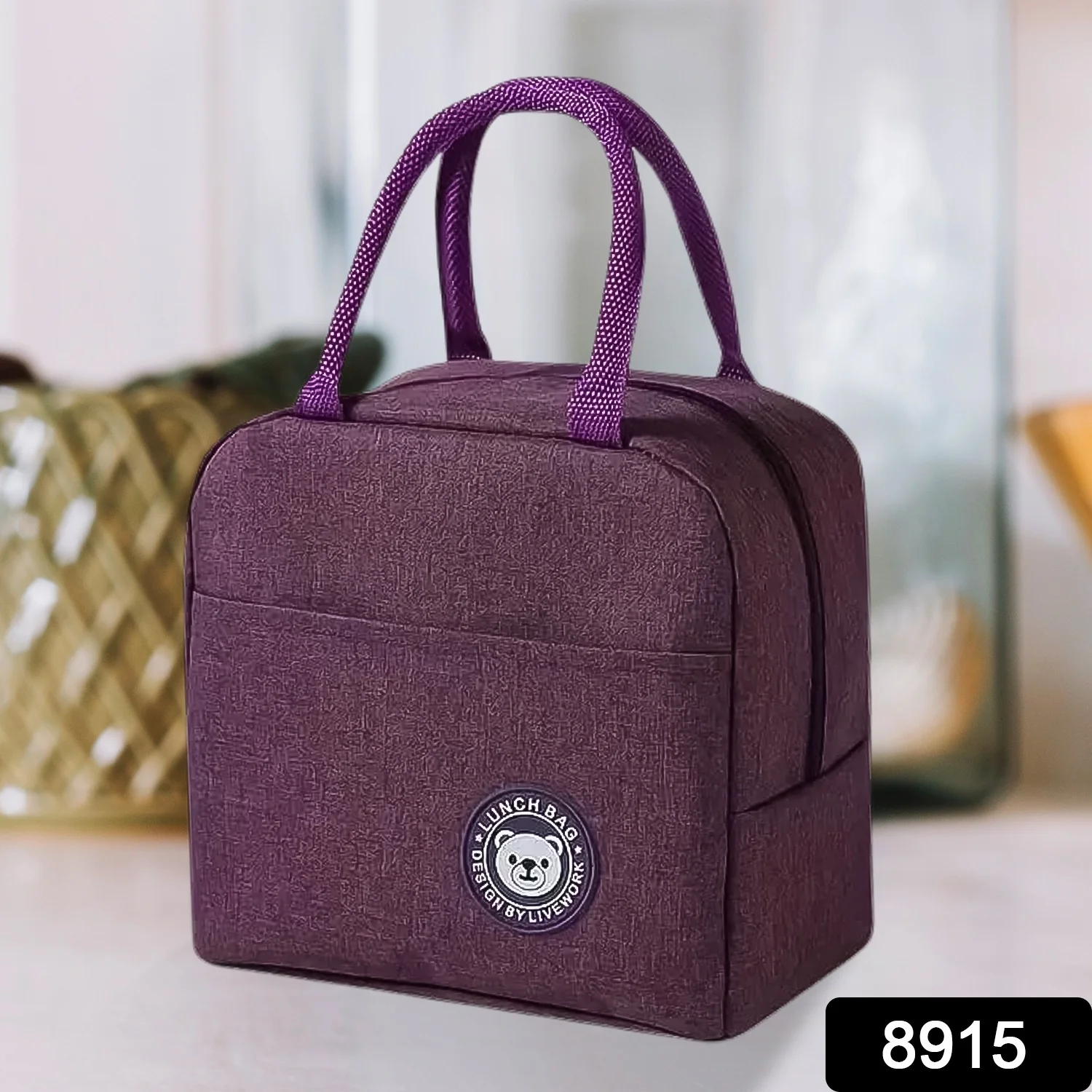 Lunch Box Bag for Women Men Insulated Lunch Bag With Zipper (1 Pc) - Image 8