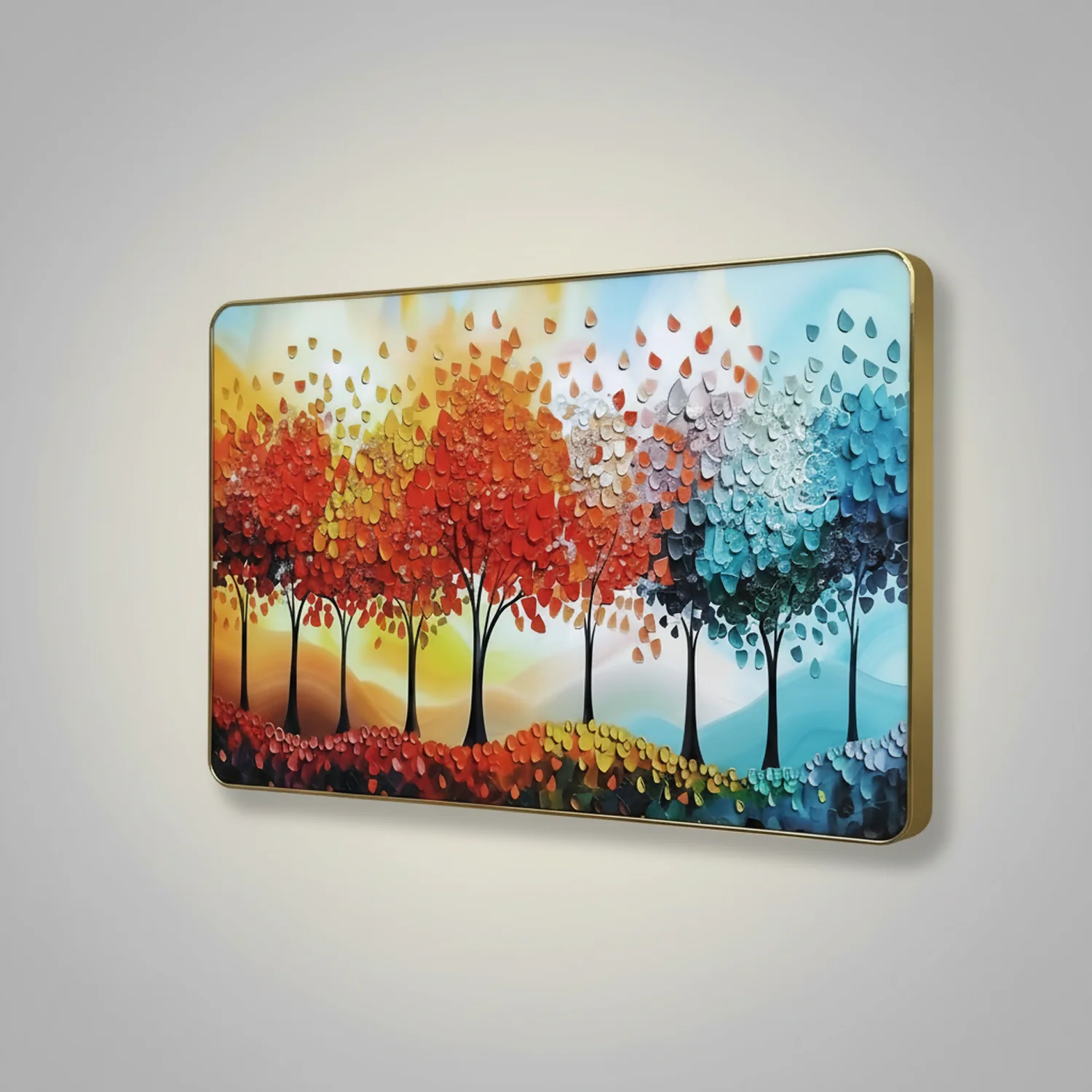 Luxury 3D Tree Wall Art Frame with Gem Design Home Decor - Image 2
