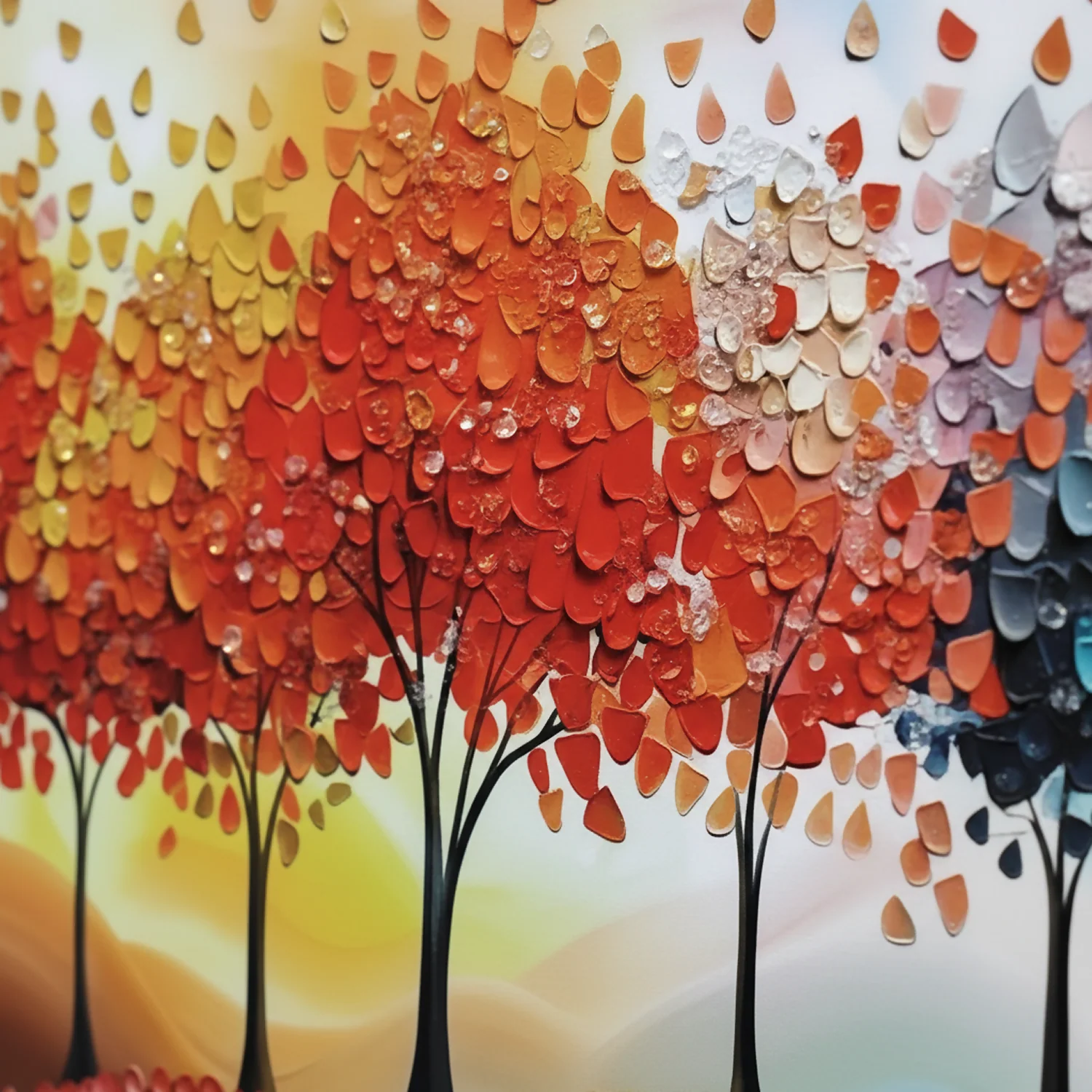 Luxury 3D Tree Wall Art Frame with Gem Design Home Decor - Image 3