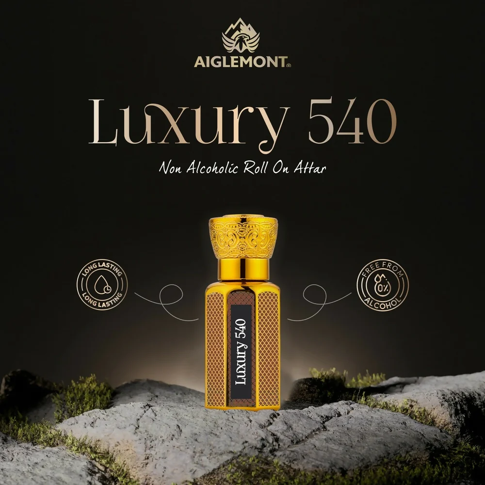 Luxury 540 Premium Roll-On Attar – Long-Lasting Non-Alcoholic Fragrance (12 ml) - Image 3