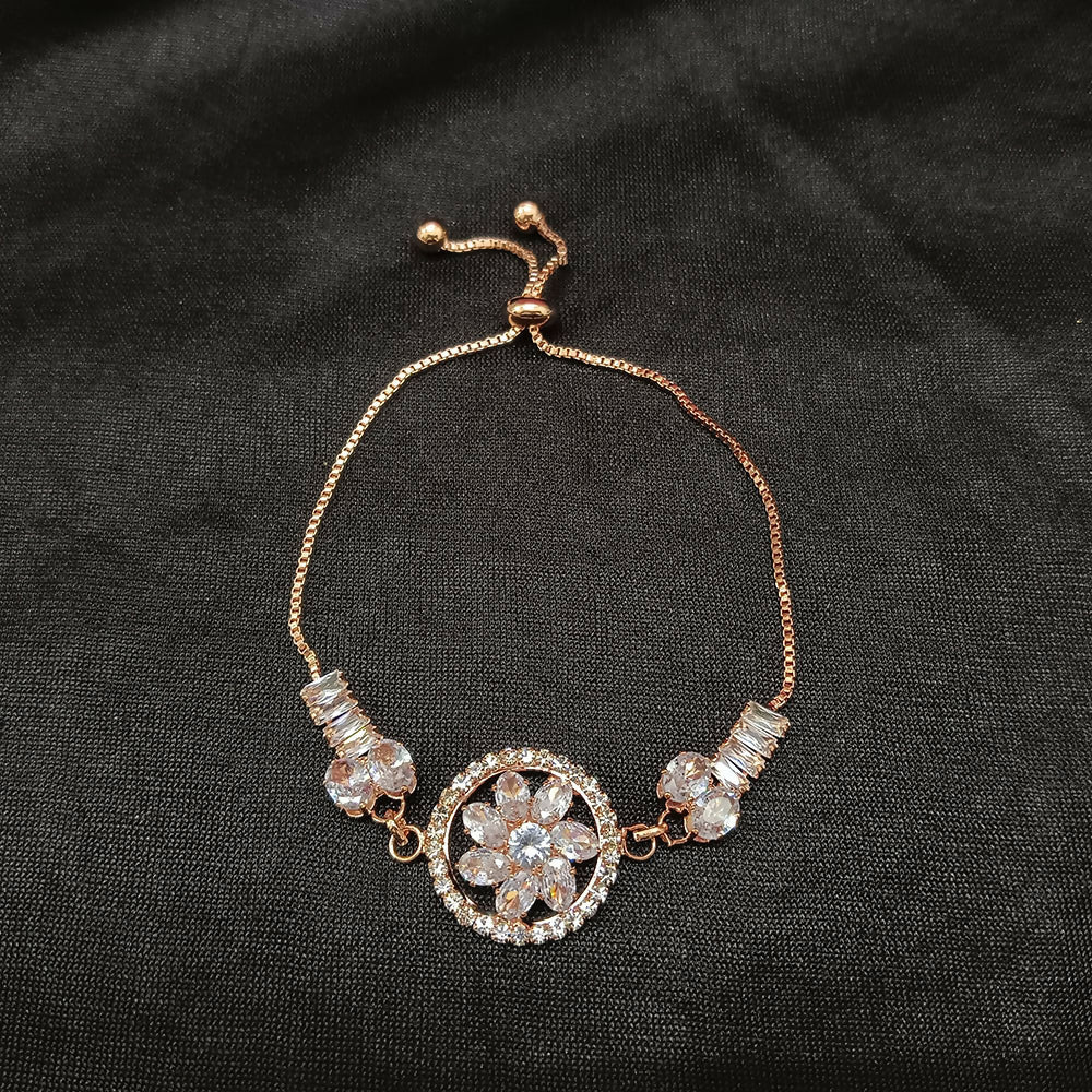 Luxury AD Floral Motif Bracelet for party wear - Image 4