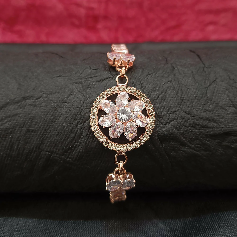 Luxury AD Floral Motif Bracelet for party wear - Image 6