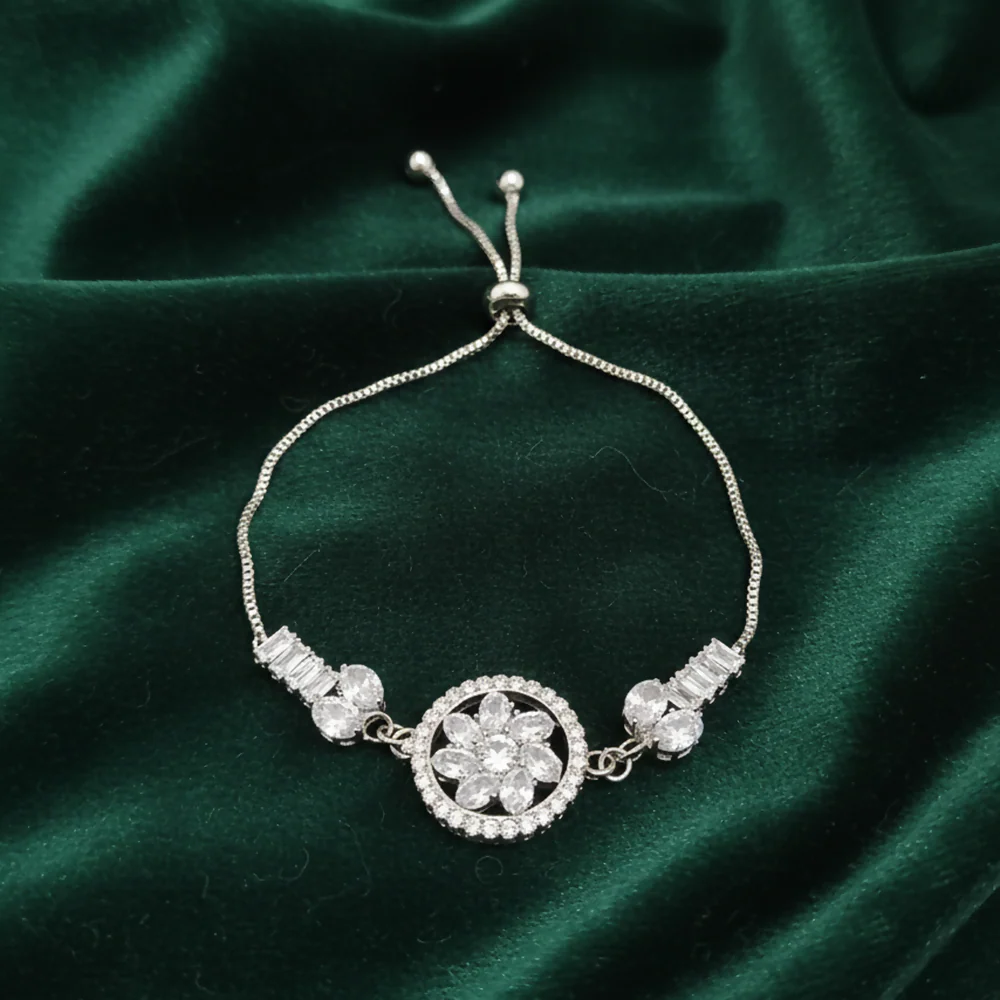 Luxury AD Floral Motif Bracelet perfect for all functions - Image 6