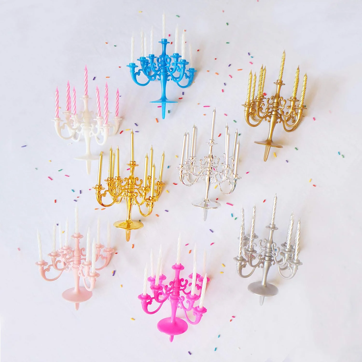 Luxury Birthday Candle Set – Elegant Cake Toppers & Holders for Parties & Events - Image 5