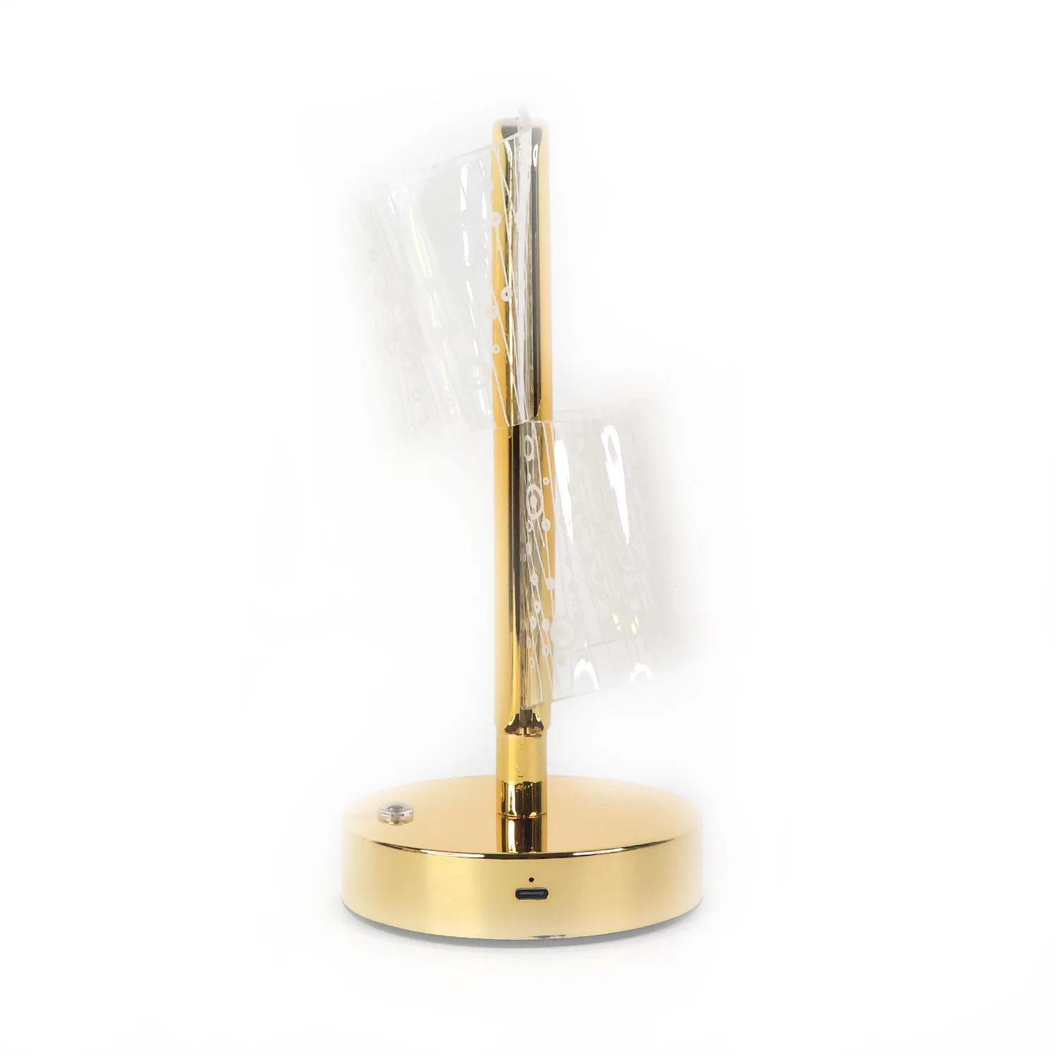 Luxury Crystal LED Double Shade Table Lamp (1 Pc) - Image 5