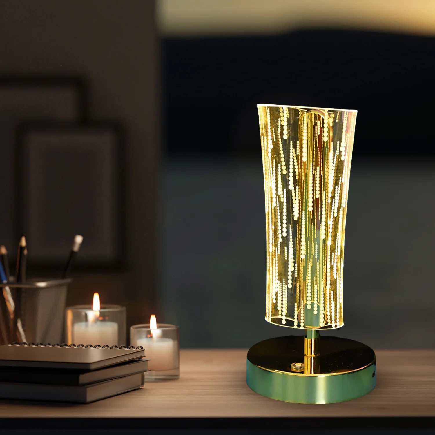 Luxury Crystal Table Lamp (1 Pc) - Image 4