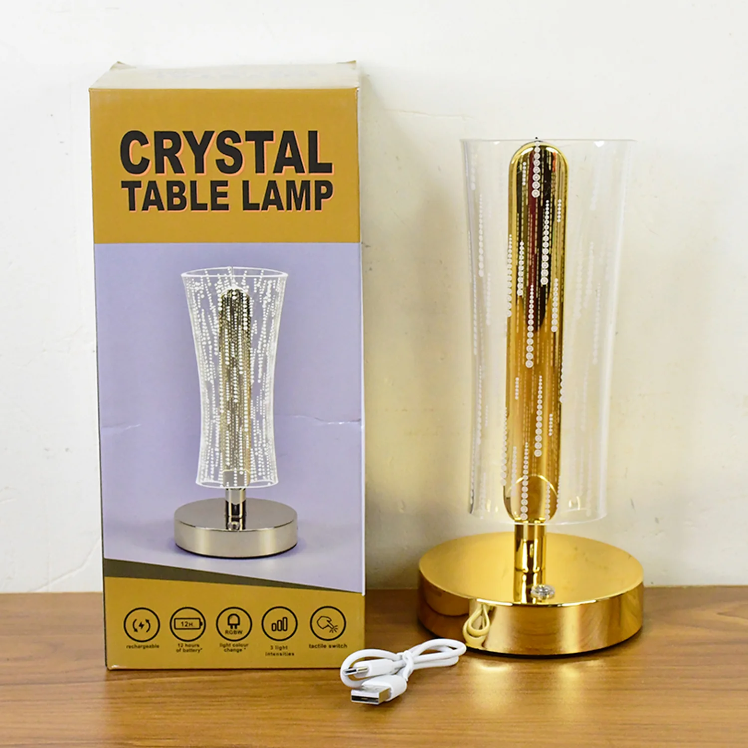 Luxury Crystal Table Lamp (1 Pc) - Image 7