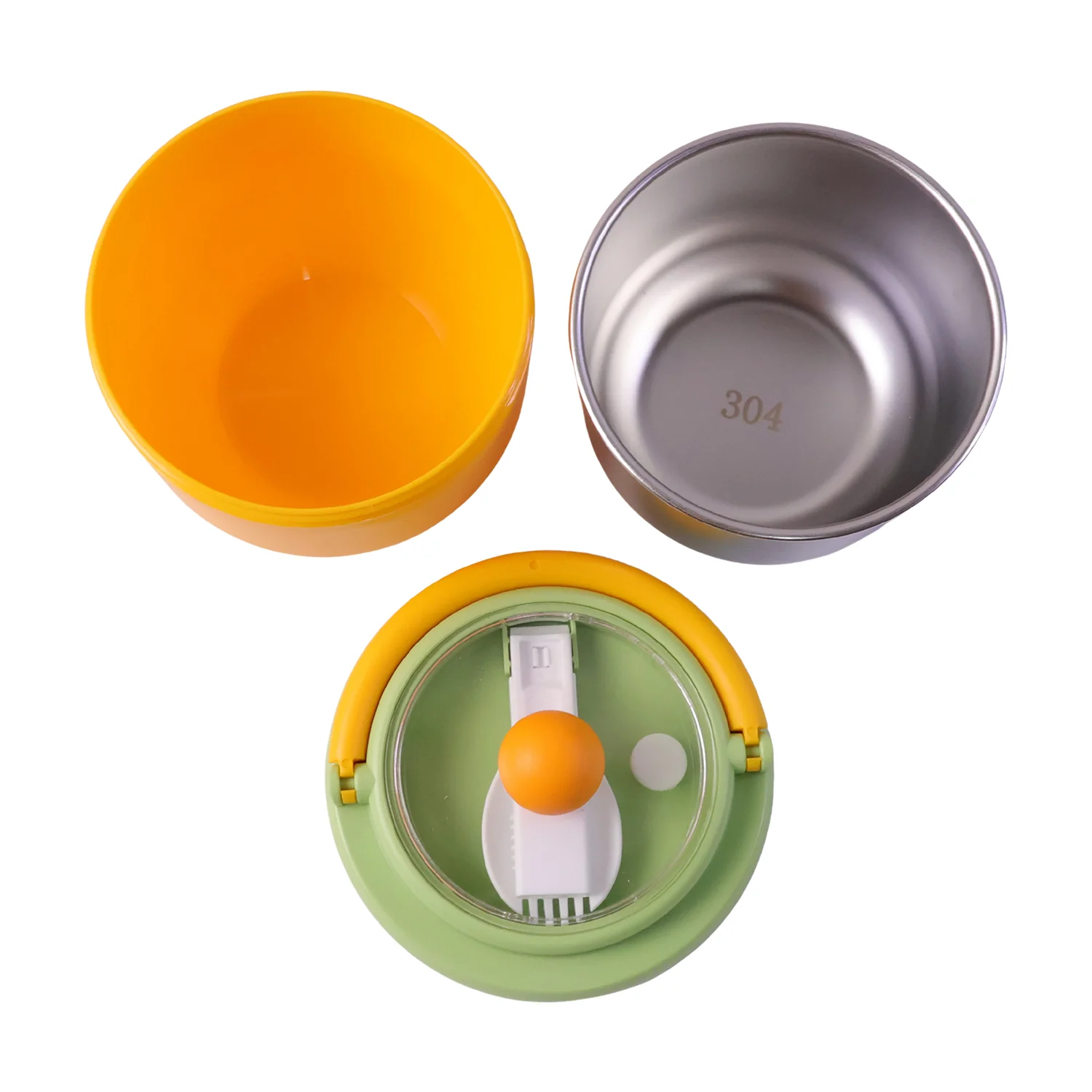 Luxury Cute Leak-Proof Stainless Steel Lunch Box with Spoon - 600 ml - Image 5