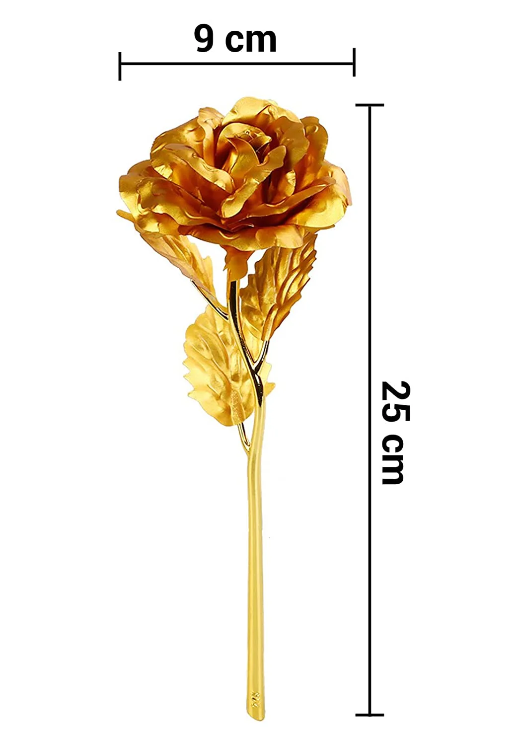 Luxury Decorative Gold Plated Artificial Golden Rose with Premium Box - Image 6