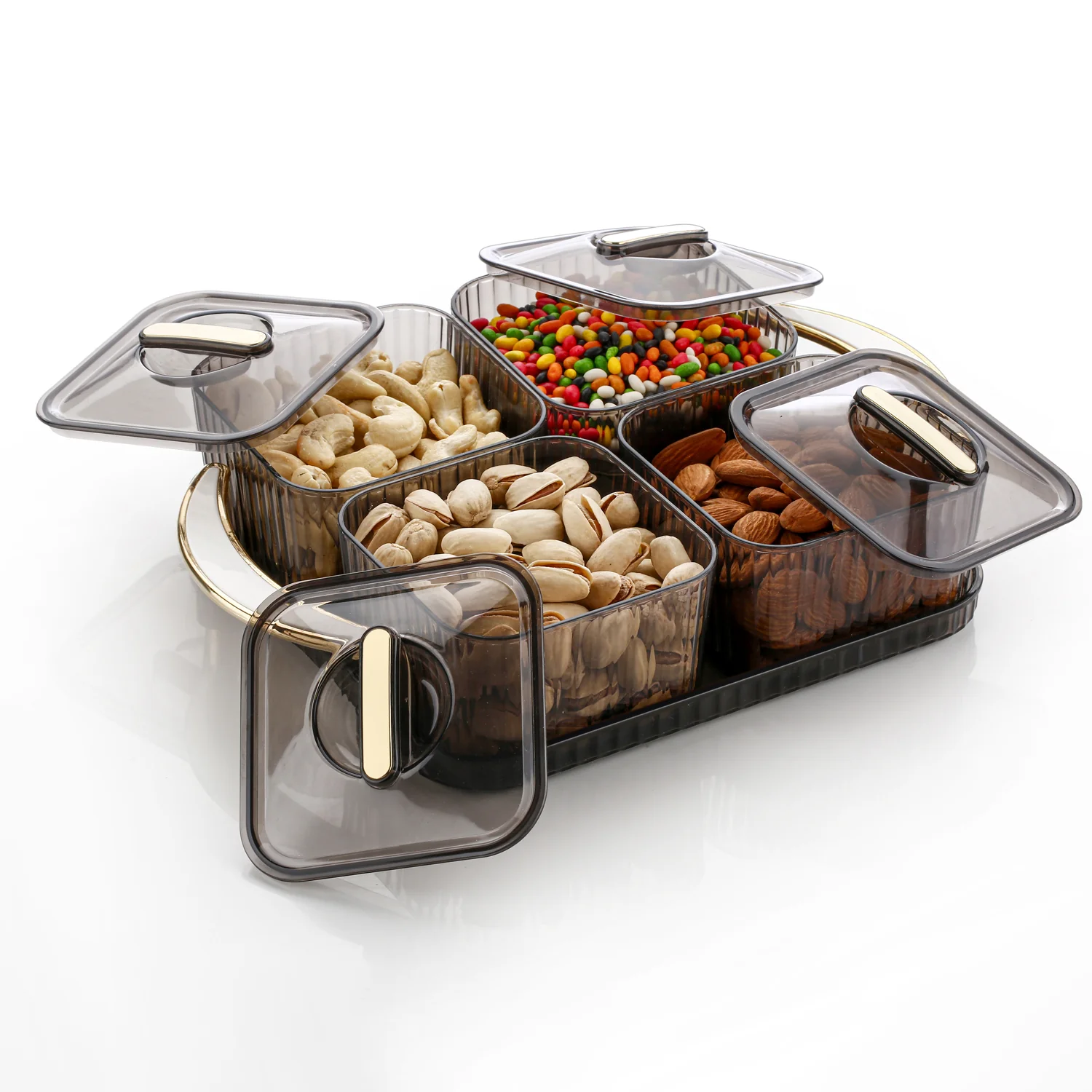 Liger Luxury Delight 4-Piece Dryfruit Storage Box (1 Set) - Image 5