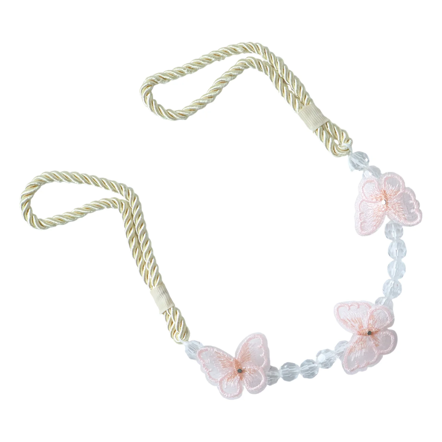 Luxury Floral Beaded Curtain Tieback (1 Pc) - Image 5