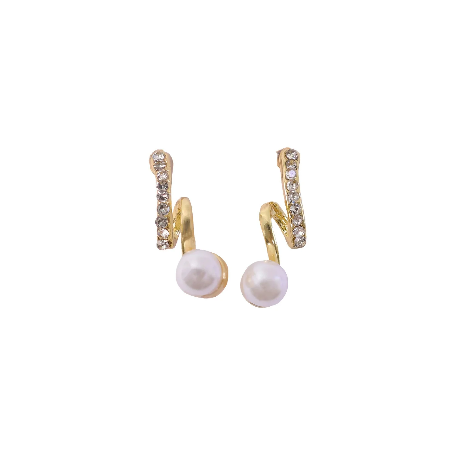 Luxury Gold Pearl Drop Earrings for Women, Stylish Trendy Fashion Jewelry - Image 5
