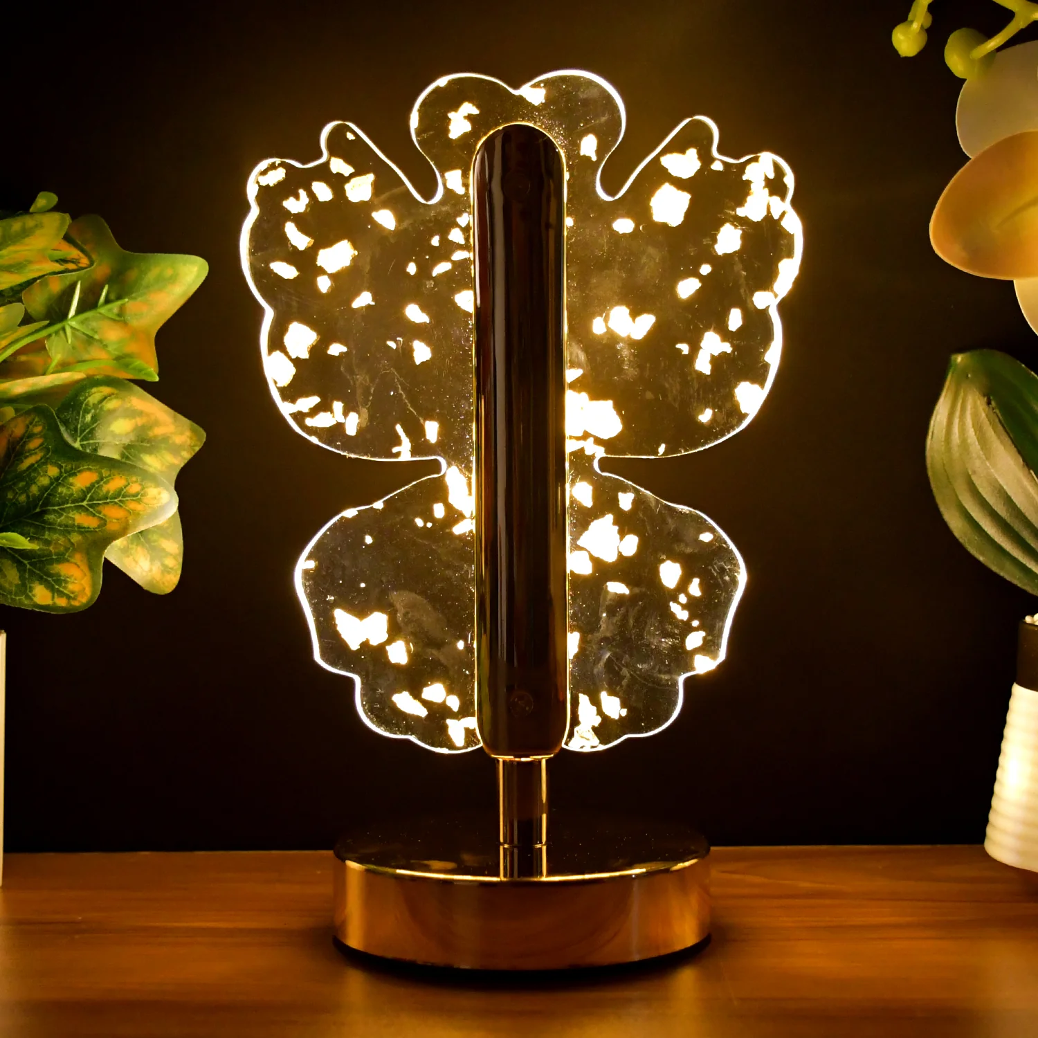 Luxury Golden Crystal LED Table Lamp (1 Pc) - Image 6