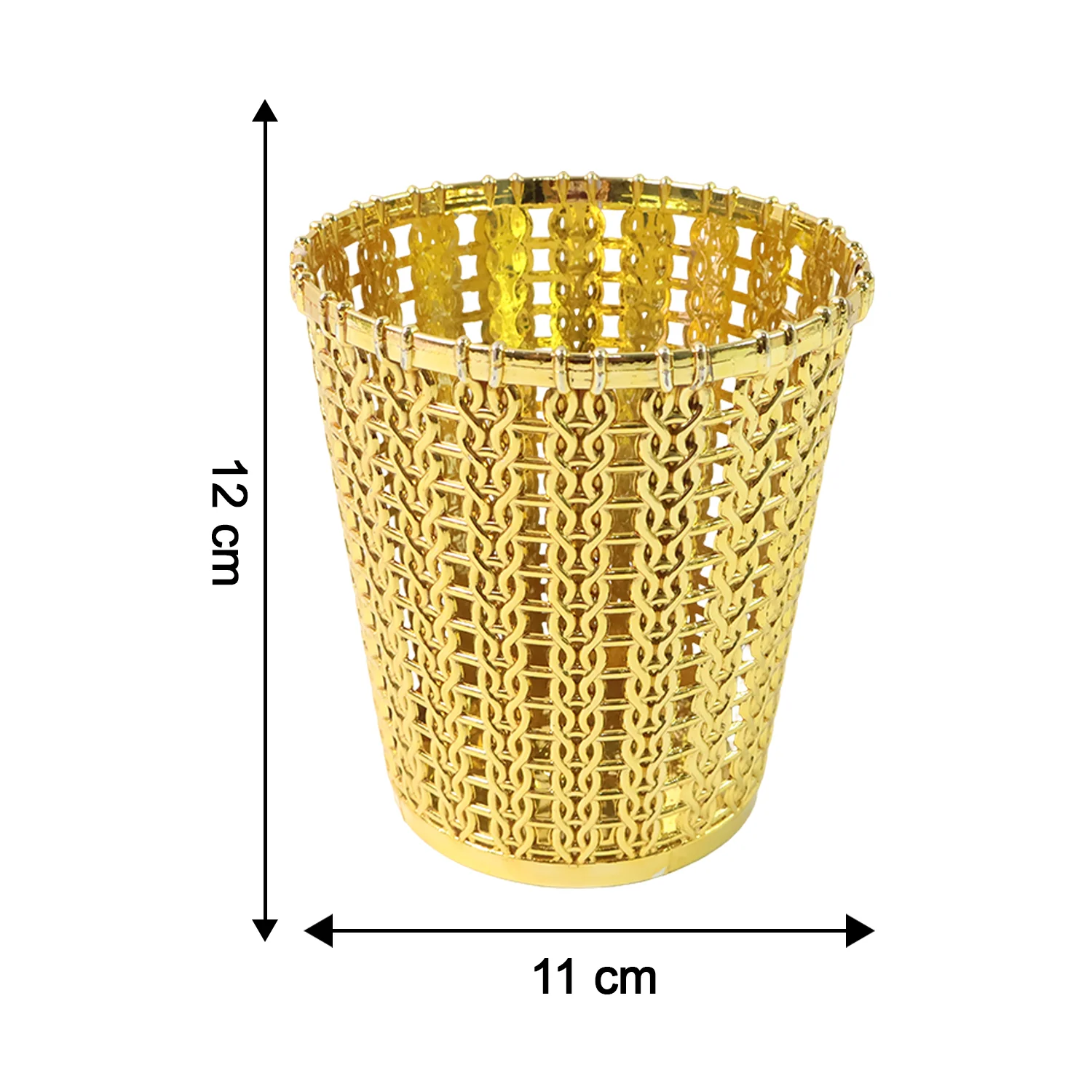 Luxury Golden Decorative Makeup Brush Holder Organizer (1 Pc) - Image 4