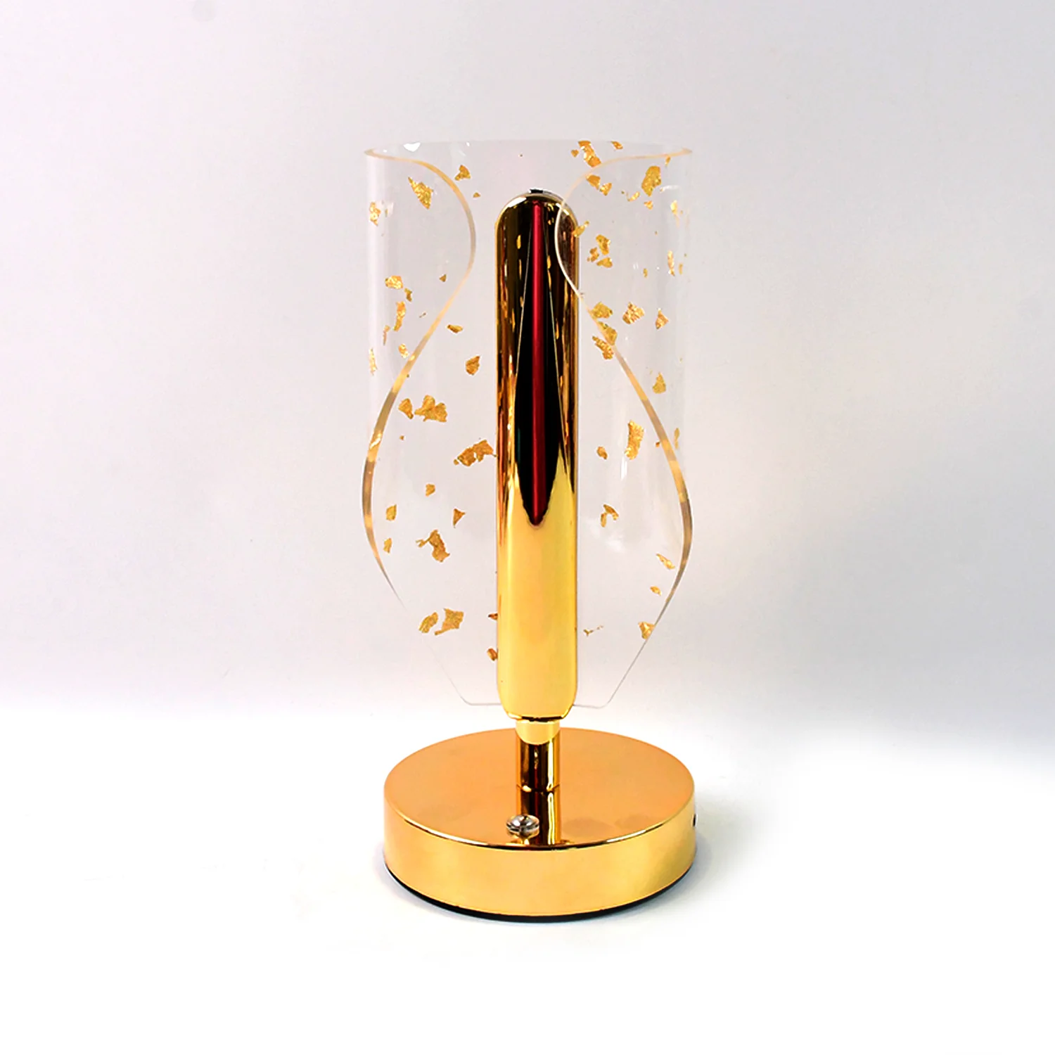 Luxury Golden Leaf Design Crystal Table Lamp (1 Pc) - Image 5