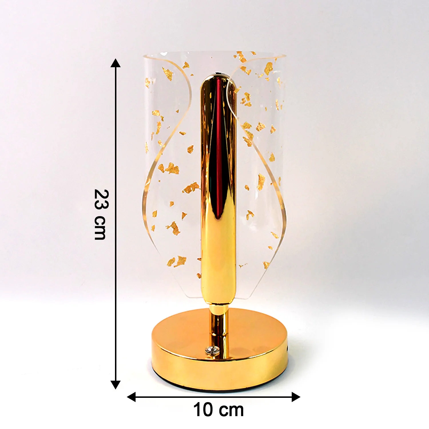 Luxury Golden Leaf Design Crystal Table Lamp (1 Pc) - Image 7