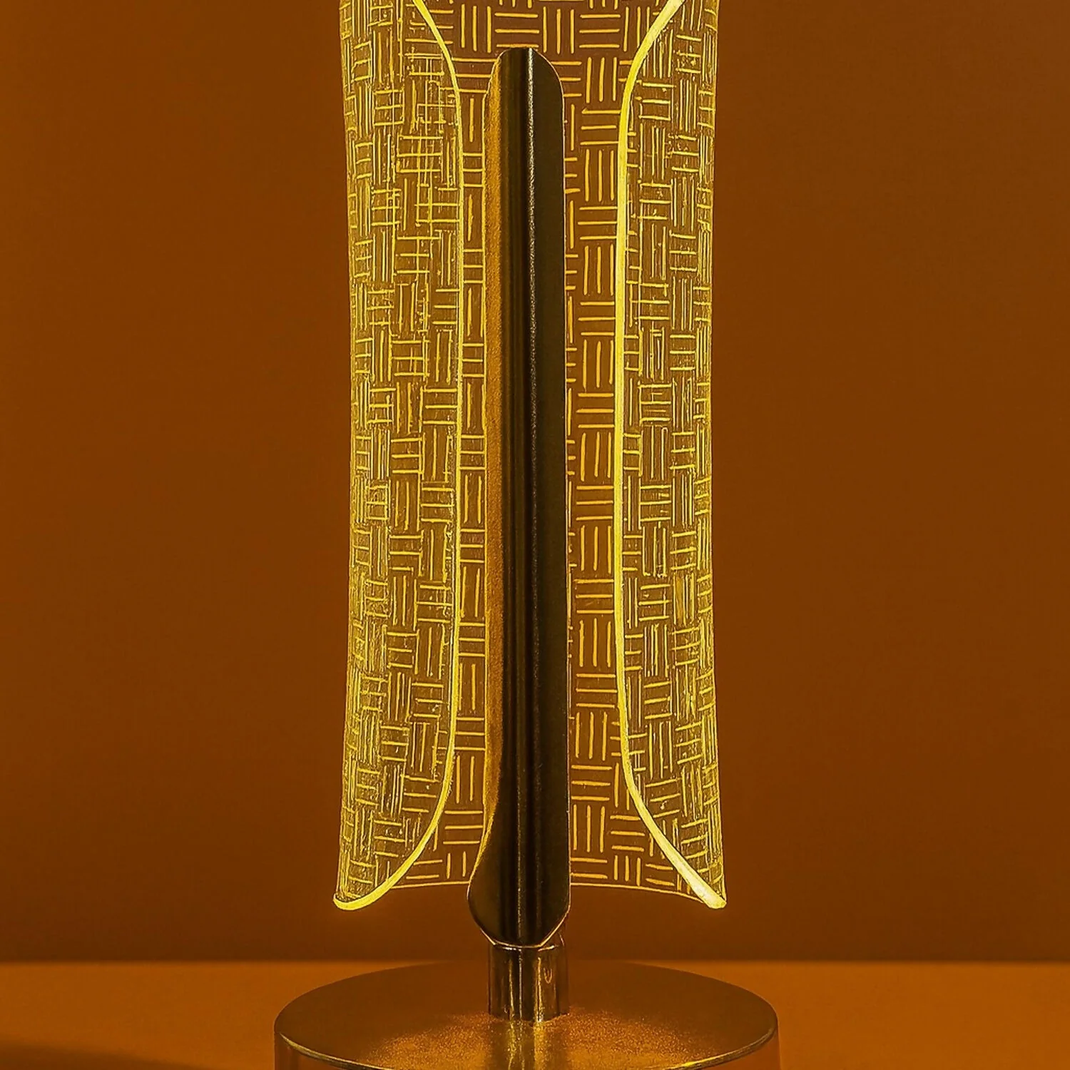 Luxury Golden LED Table Lamp for Bedroom, Living Room & Home Décor - Image 2