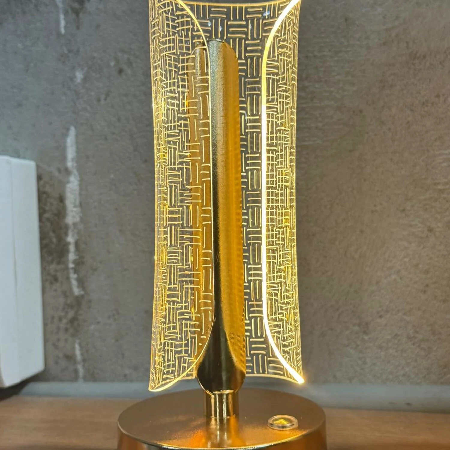 Luxury Golden LED Table Lamp for Bedroom, Living Room & Home Décor - Image 5
