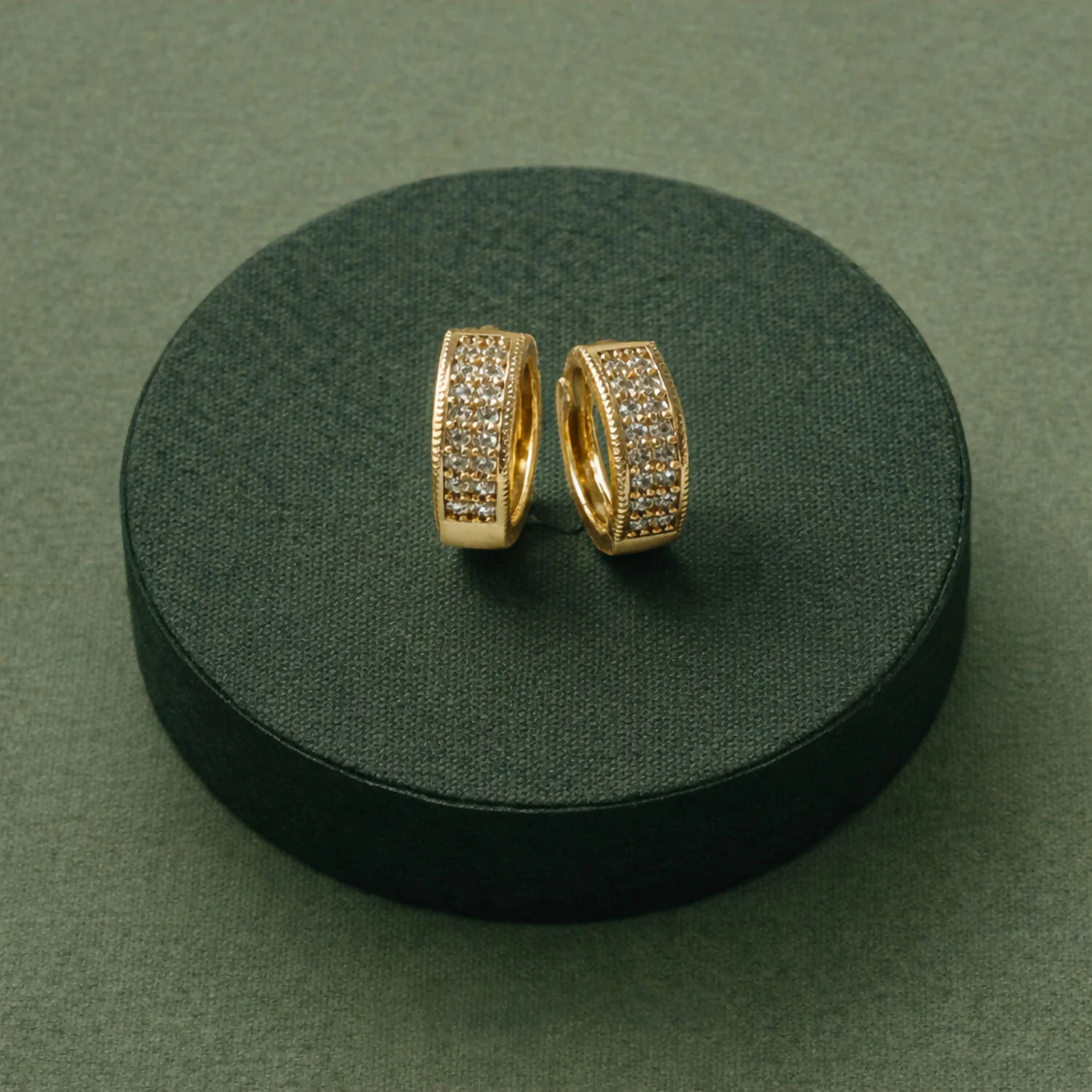 Luxury Hoops with Brilliant Cubic Earrings for Women - Image 4