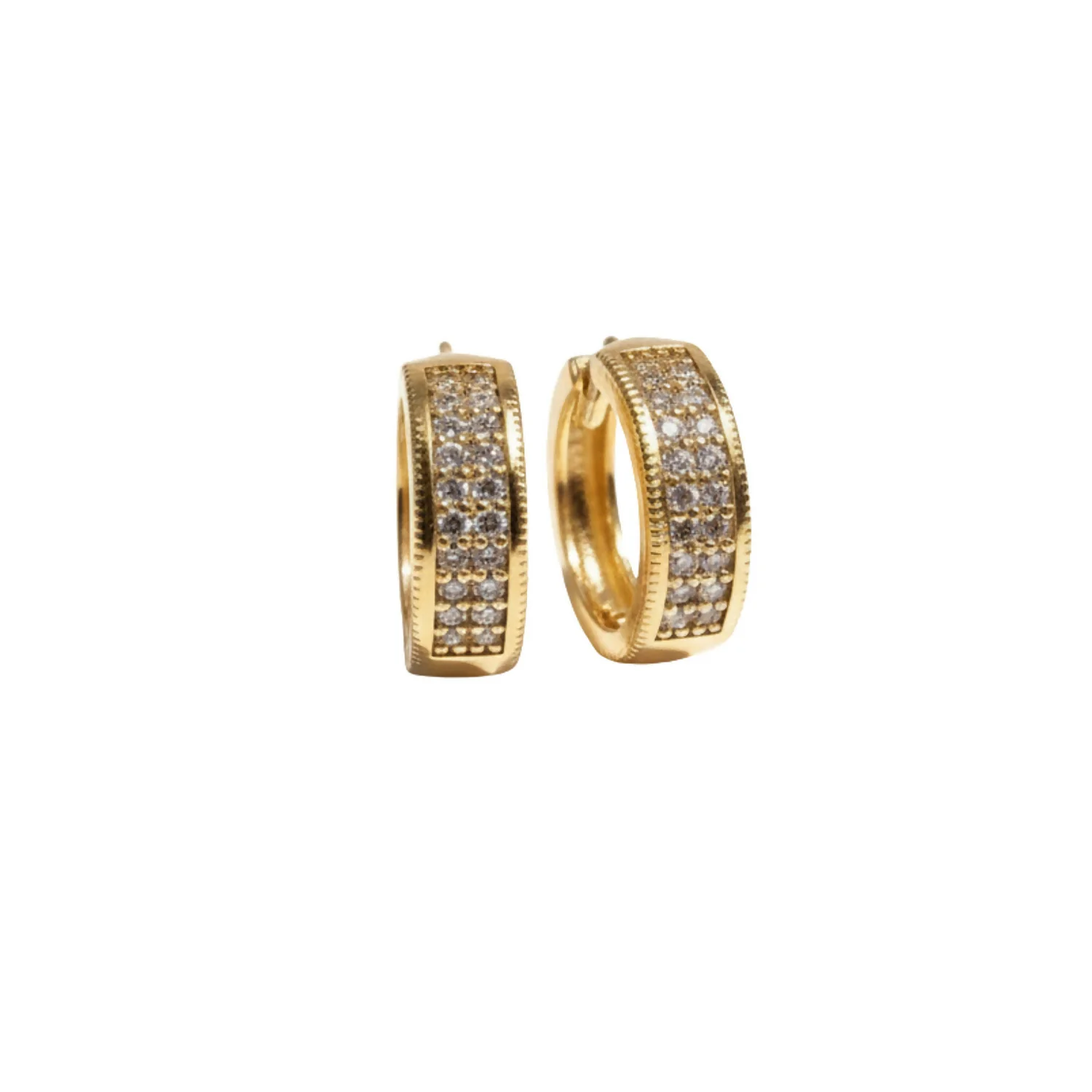 Luxury Hoops with Brilliant Cubic Earrings for Women - Image 5