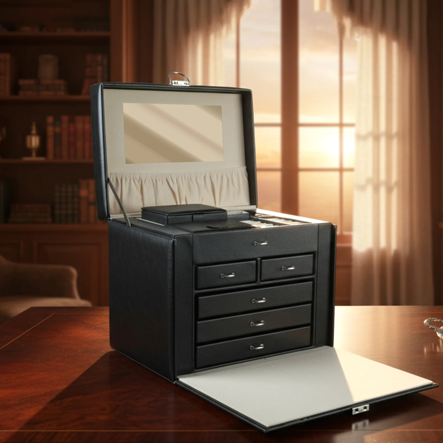 Luxury Multi-Drawer Jewelry Organizer Storage Box (1 Pc) - Image 3
