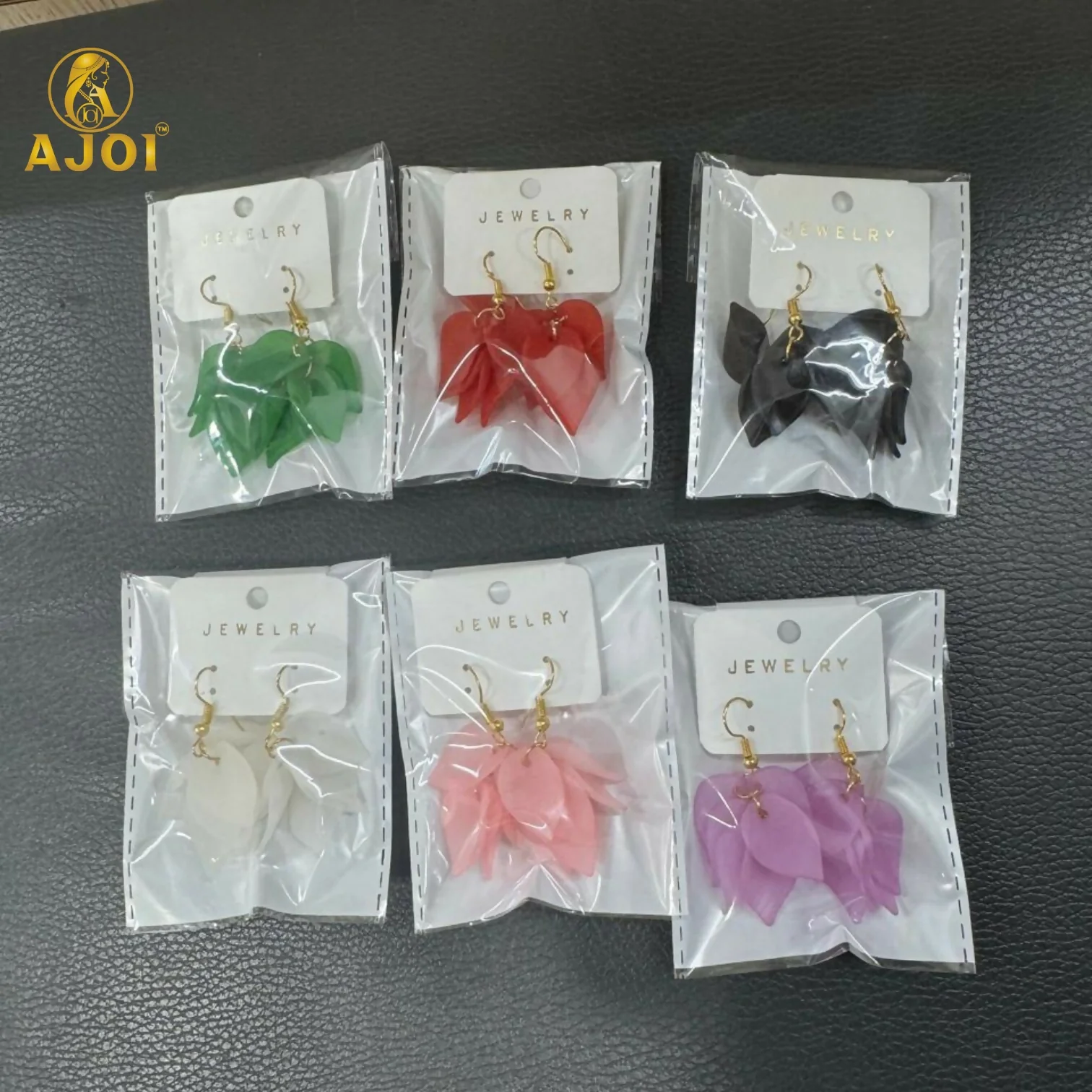 Luxury Multi-Petal Floral Drop Kati Earrings(PACK OF 6) - Image 8