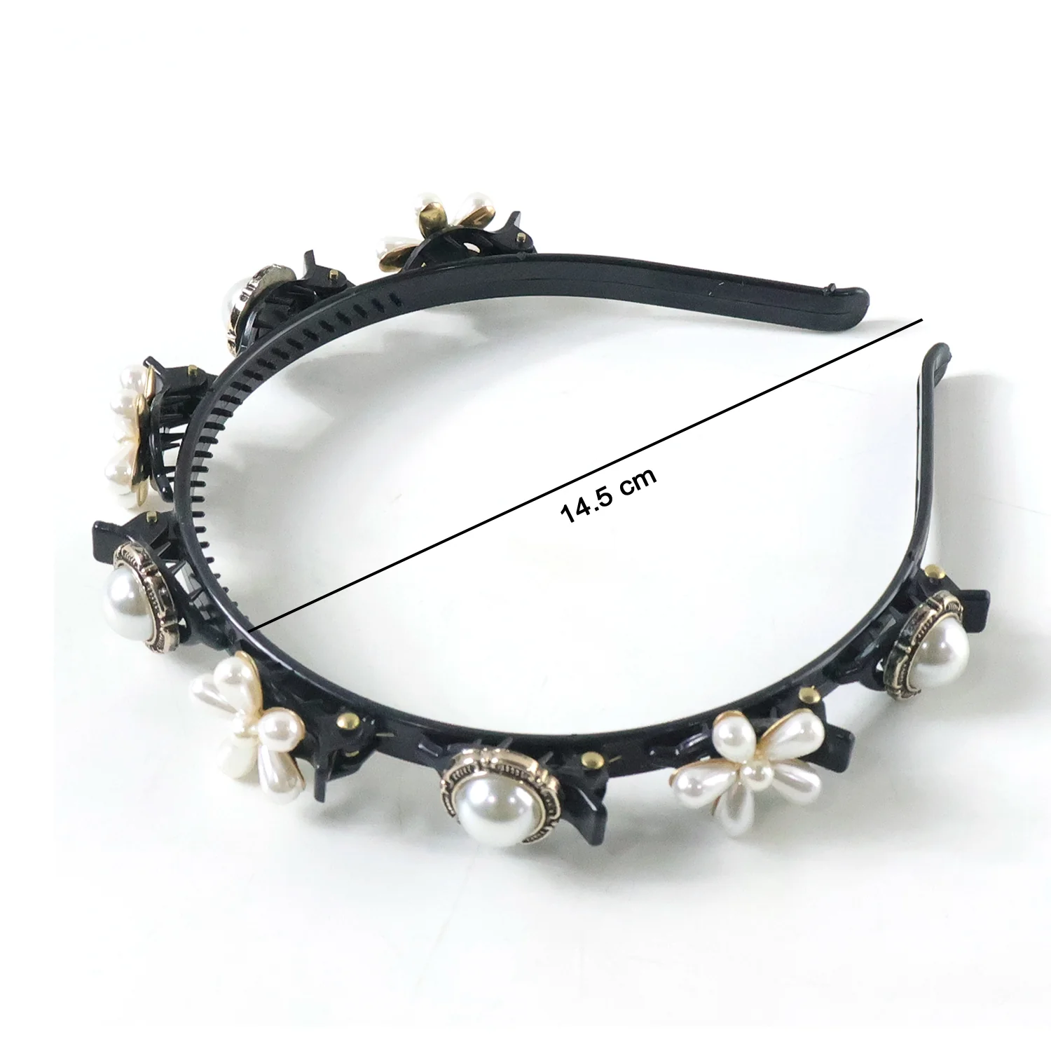 Luxury Pearl Floral Hair Band for Women & Girls (1 Pc) - Image 6