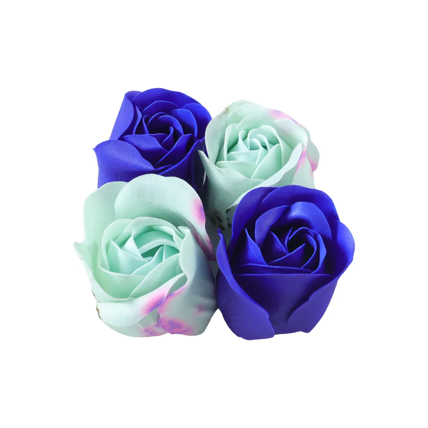 Luxury Rose Flower Bath Soap Gift Set with Storage Box 4 Pc - Image 4