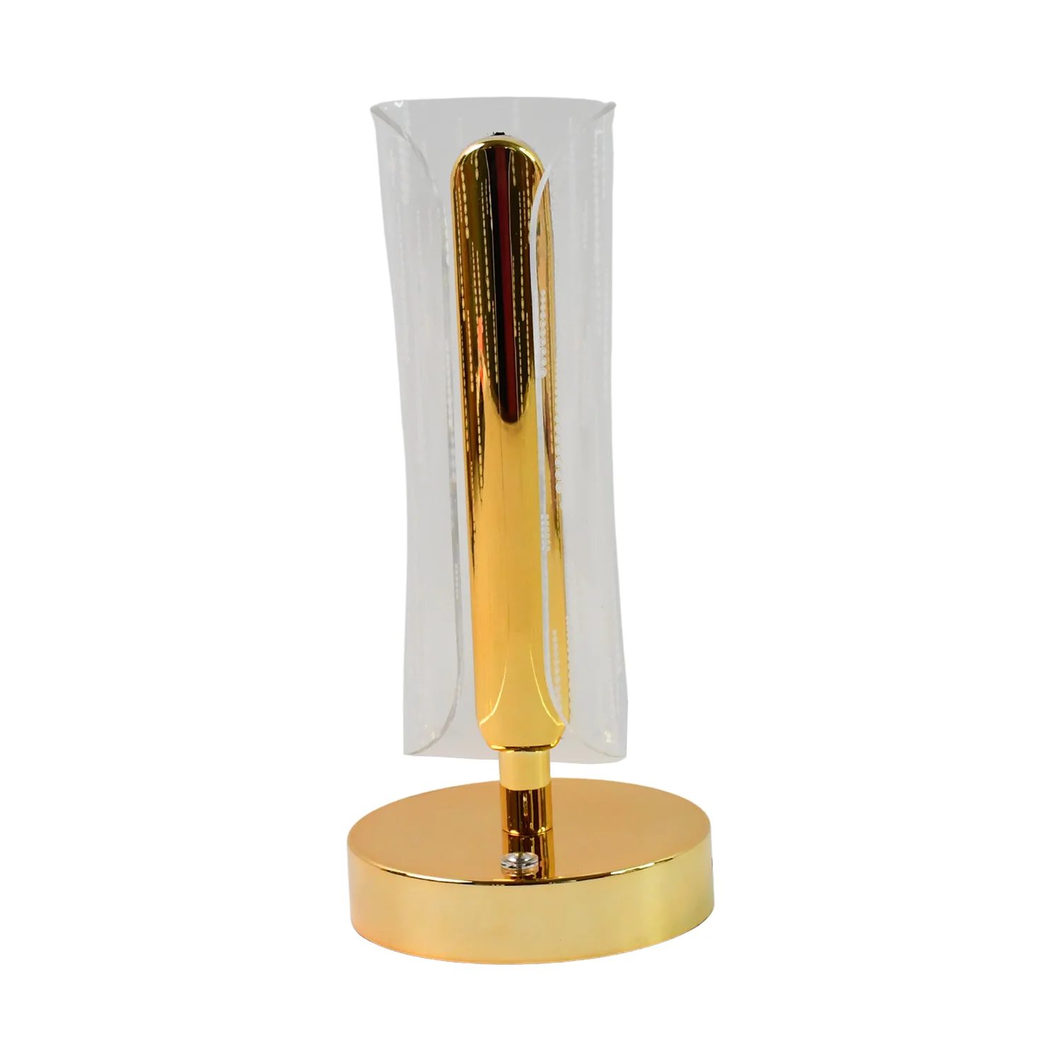 Luxury Tall Cylinder Shape Crystal Table Lamp (1 Pc) - Image 5