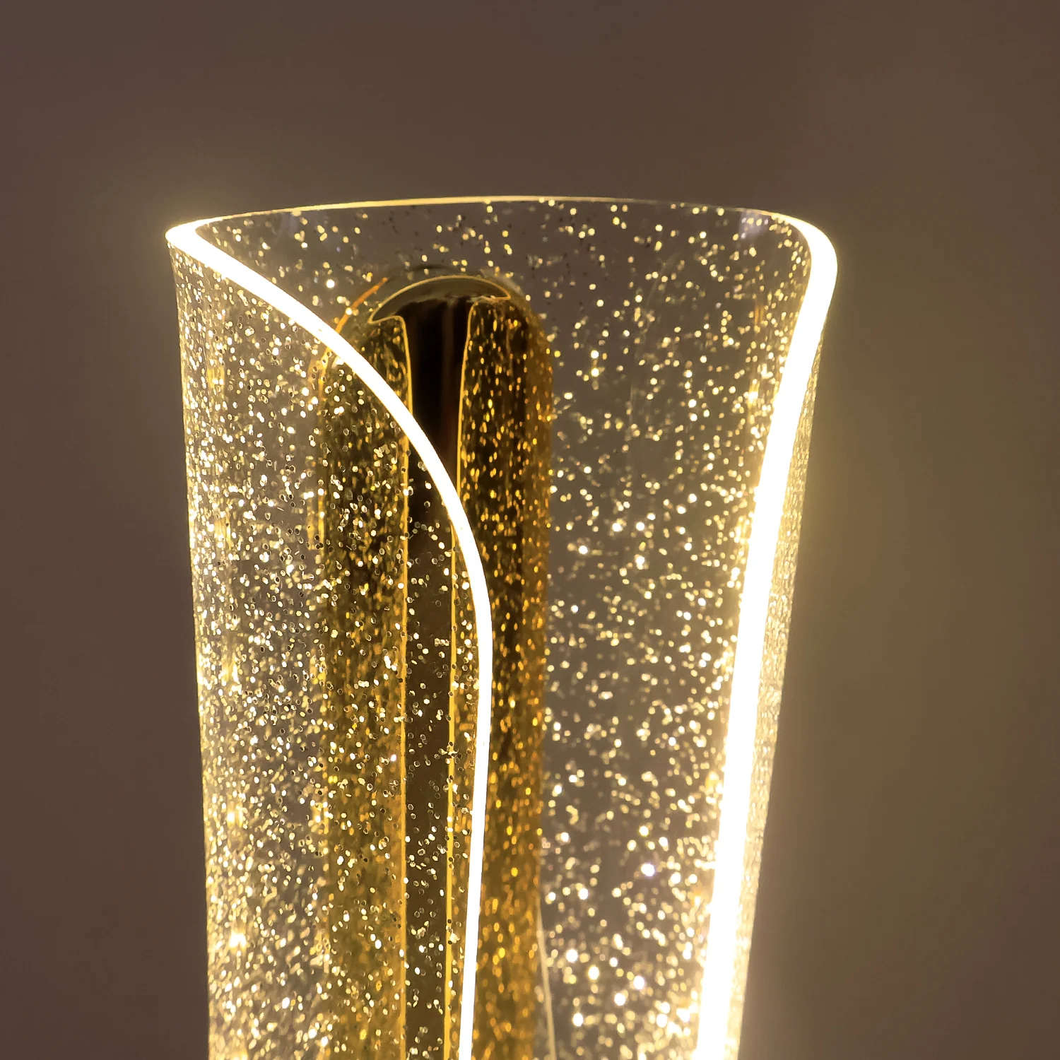 Luxury Tall Cylindrical Crystal Table Lamp (1 Pc) - Image 3