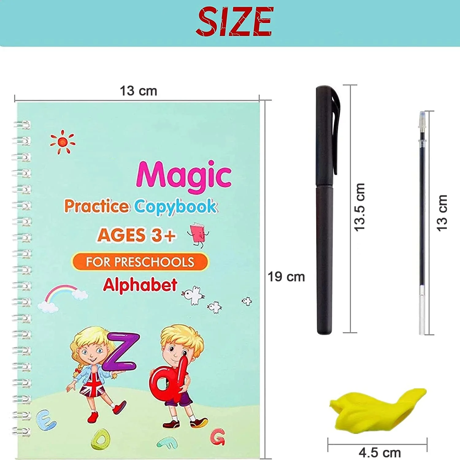 4 Pc Magic Copybook  used by kids, children’s and even adults also to write - Image 5
