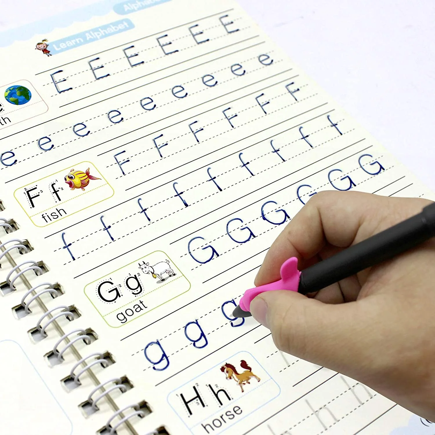 4 Pc Magic Copybook  used by kids, children’s and even adults also to write - Image 6