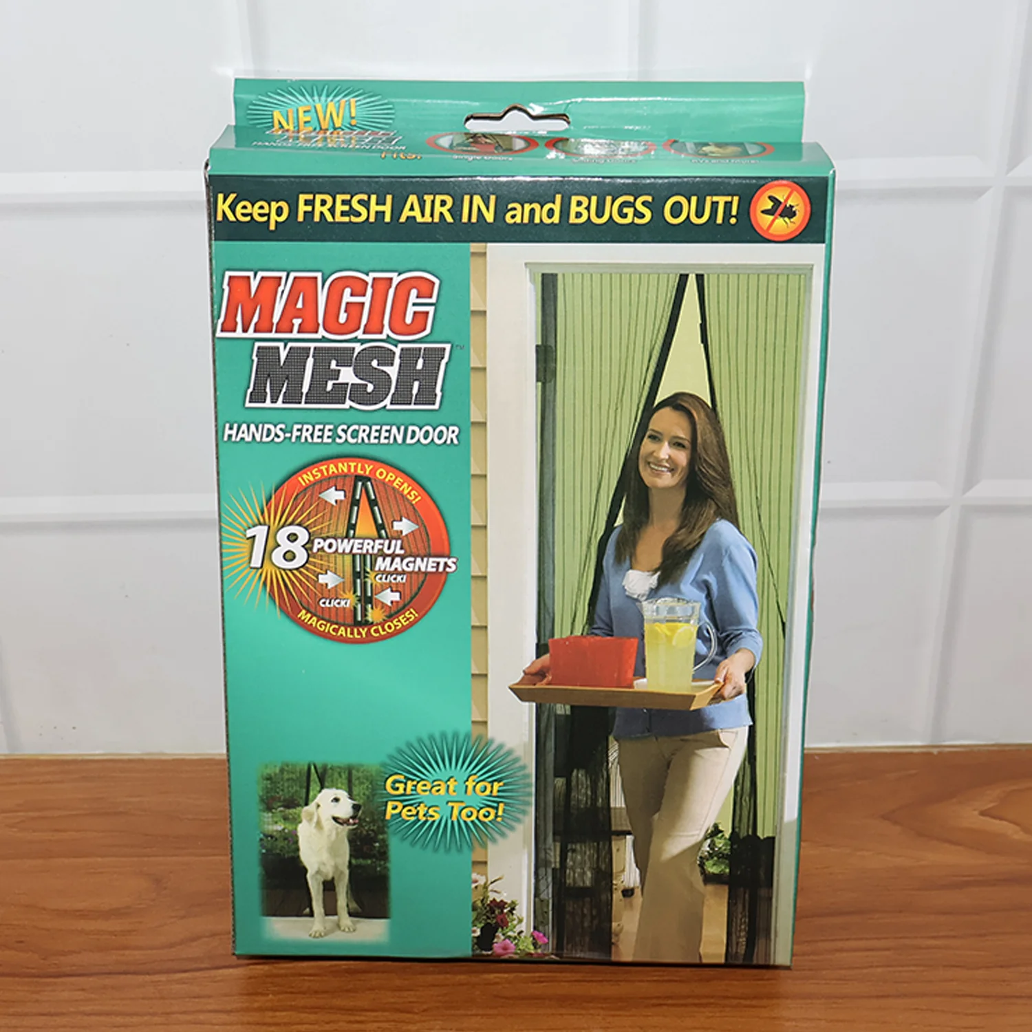 Magic Mesh Hands-Free Screen Door Instant Opening (1 Set) - Image 10
