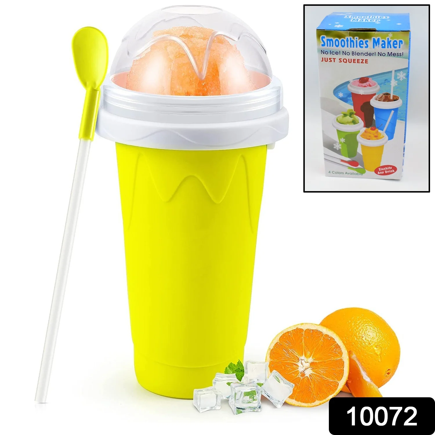 Magic Quick Frozen Smoothies Maker Cup – Double Layer Slushy Squeeze Cup (1 Pc) - Image 2