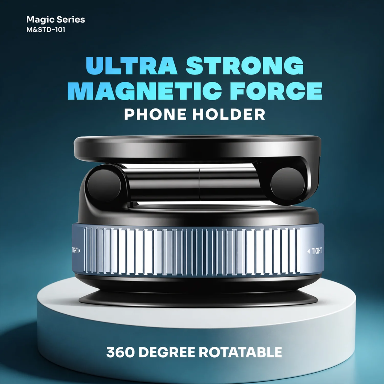 Magic Series 360 Degree Rotatable Magnetic Phone Holder (1 Pc) - Image 3