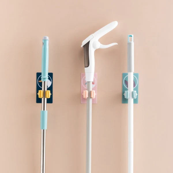 Magic Sticker Series Self Adhesive Mop and Broom Holder - Image 3