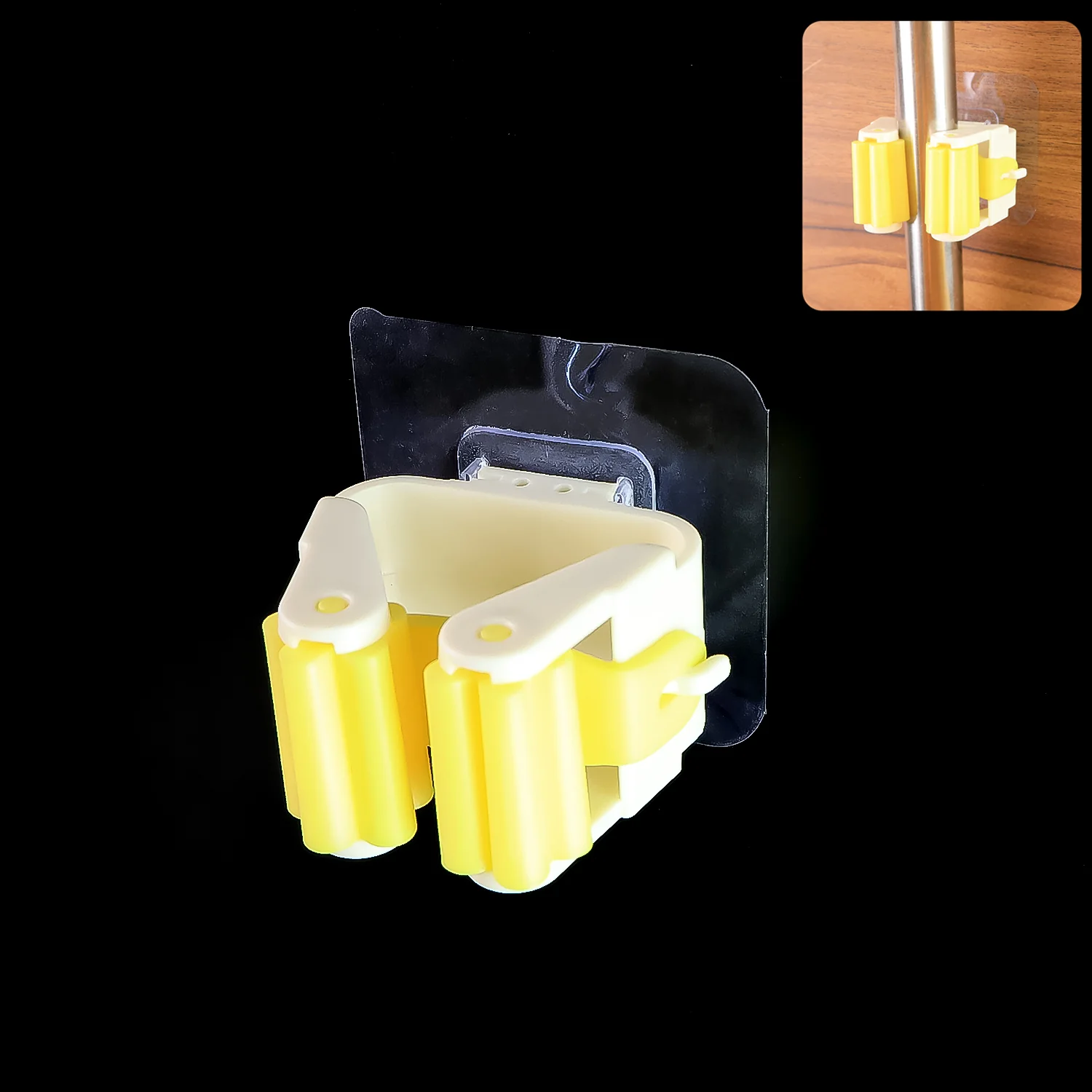 Magic Sticker Series Self Adhesive Mop and Broom Holder - Image 4