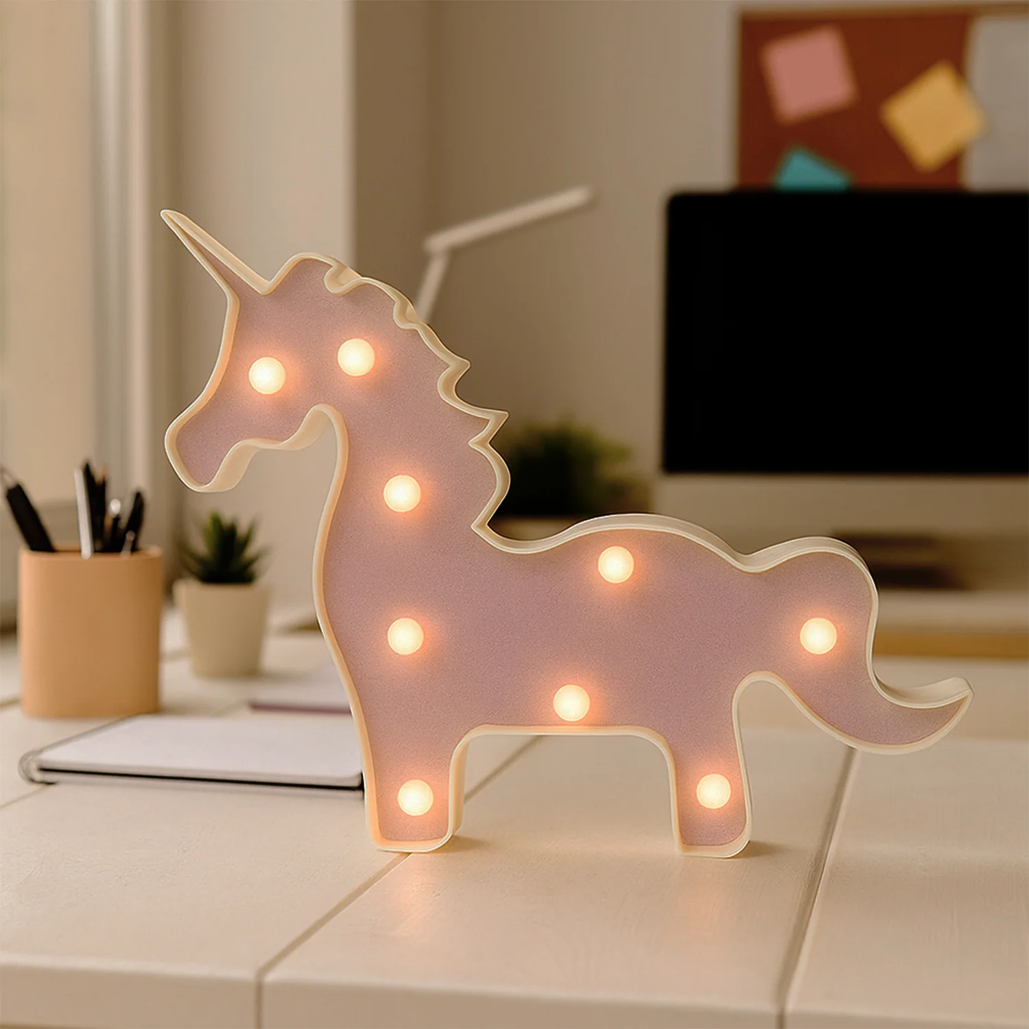 Magical Unicorn Shaped LED Decorative Night Light (1 Pc) - Image 3