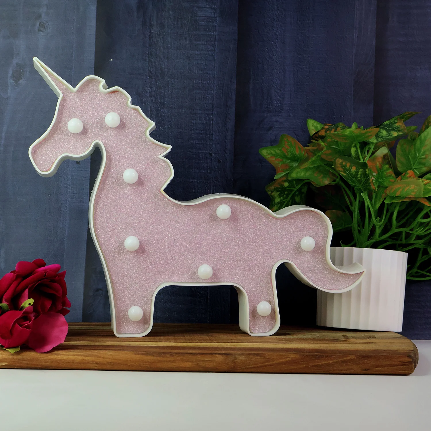 Magical Unicorn Shaped LED Decorative Night Light (1 Pc) - Image 4