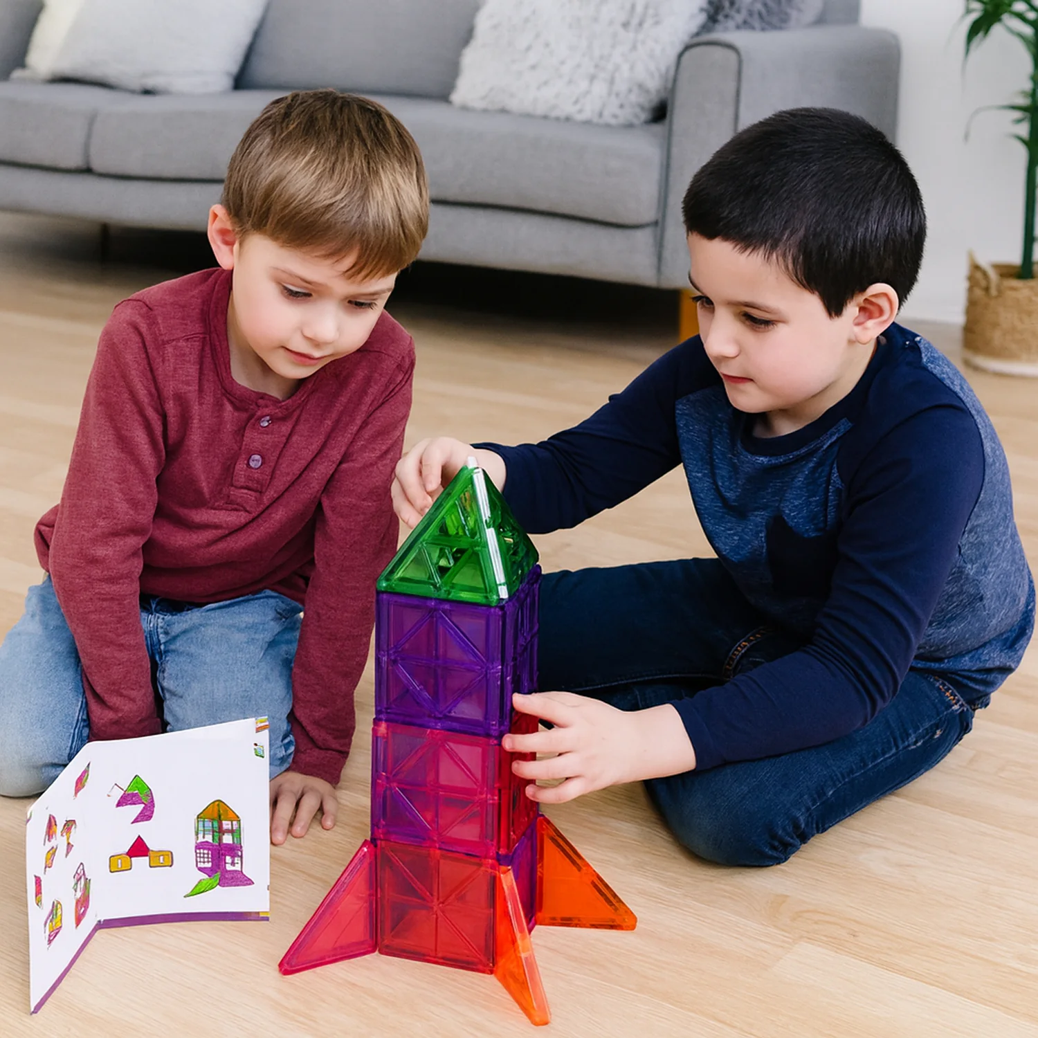 Magnetic Building Tiles - (26 Pc / Set) - Image 3