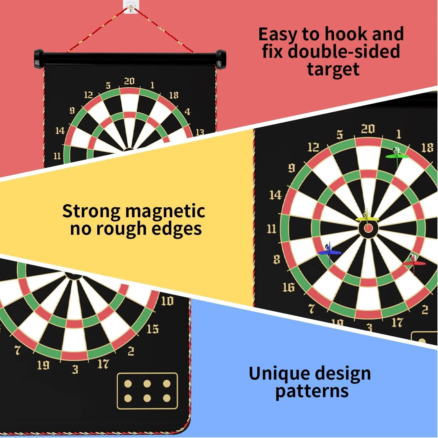 Magnetic Dart Board Game Set - Image 3