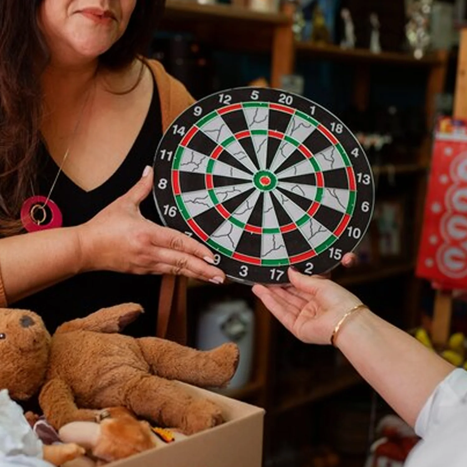 Magnetic Dart Board Game Set with 6 Safe Darts for Kids & Adults - Image 4