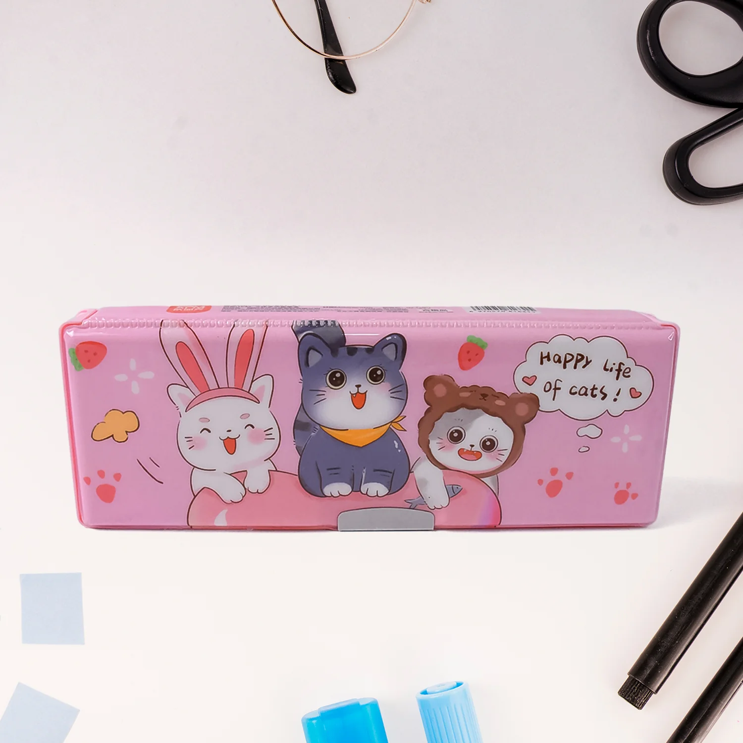 Magnetic Pencil Case / Compass Box With Sharpener (1 Pc) - Image 3