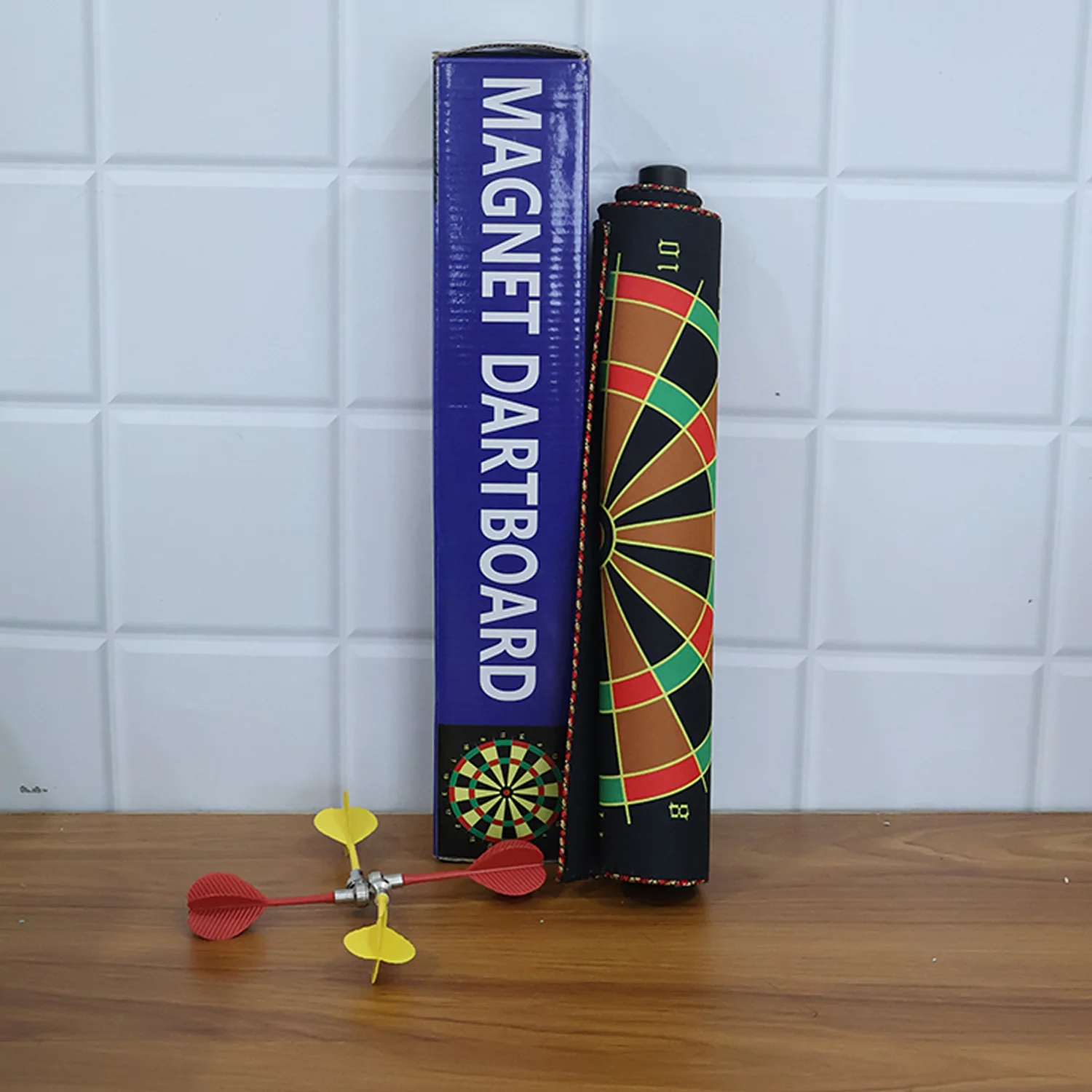 Magnetic Roll-Up Dartboard Game - (12-inch / Set) - Image 10
