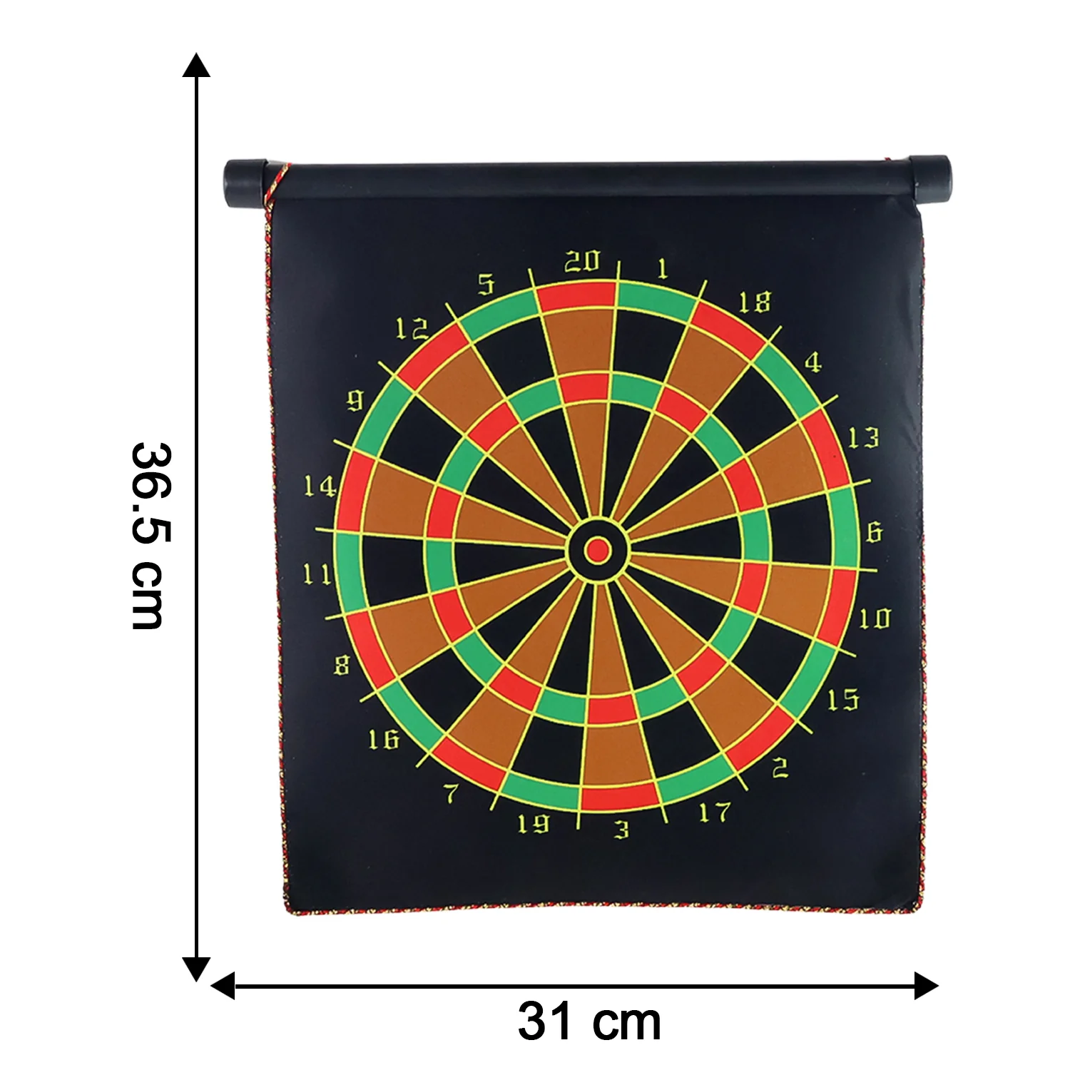 Magnetic Roll-Up Dartboard Game - (12-inch / Set) - Image 6